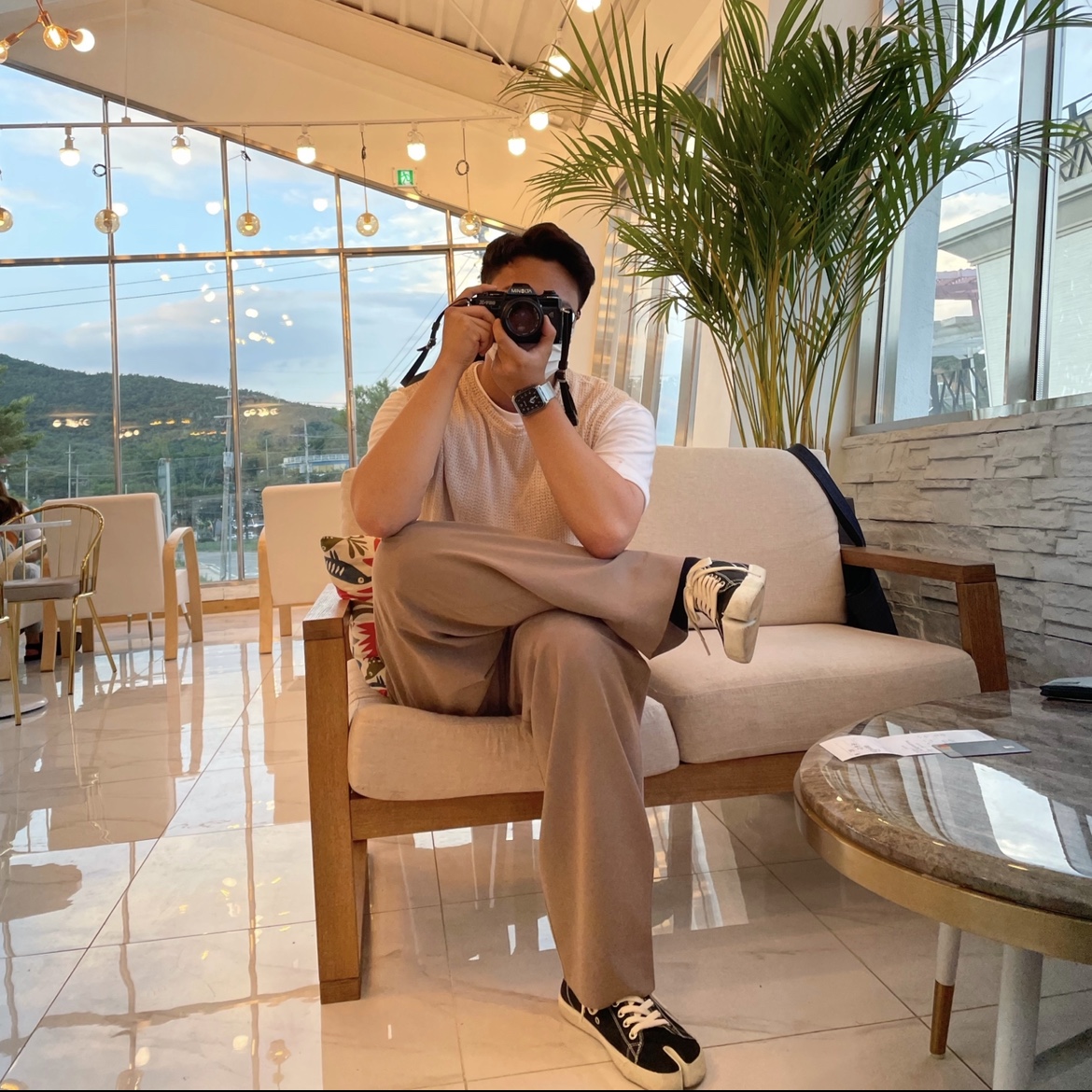 Maison Margiela Tabi Low Black 착용 스타일 - 2