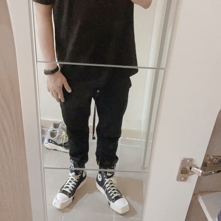 Converse x Drkshdw Turbodrk Chuck 70 Hi Black 착용 스타일 - 2