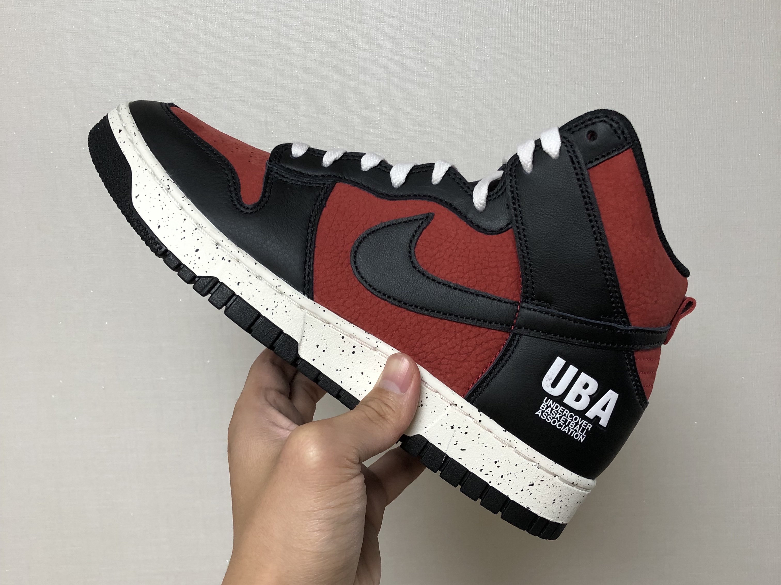 Nike x Undercover Dunk High 1985 Gym Red, Nike Dunk High SP Maize & Blue 착용 스타일 - 1