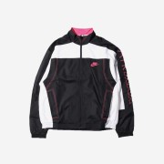 Nike x Atmos NRG Vintage Patchwork Track Jacket Black Hyper Pink