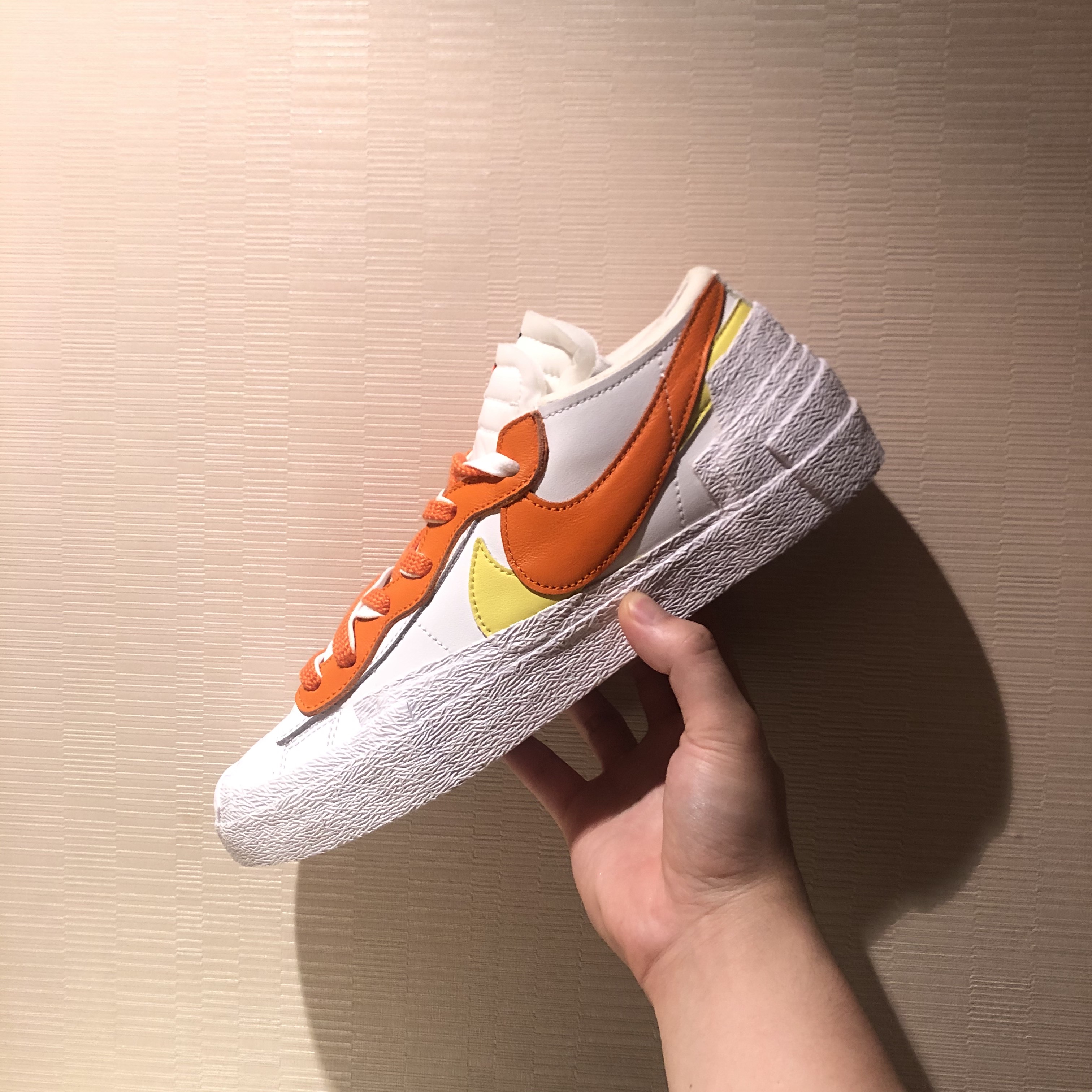Nike x Sacai Blazer Low Magma Orange 착용 스타일