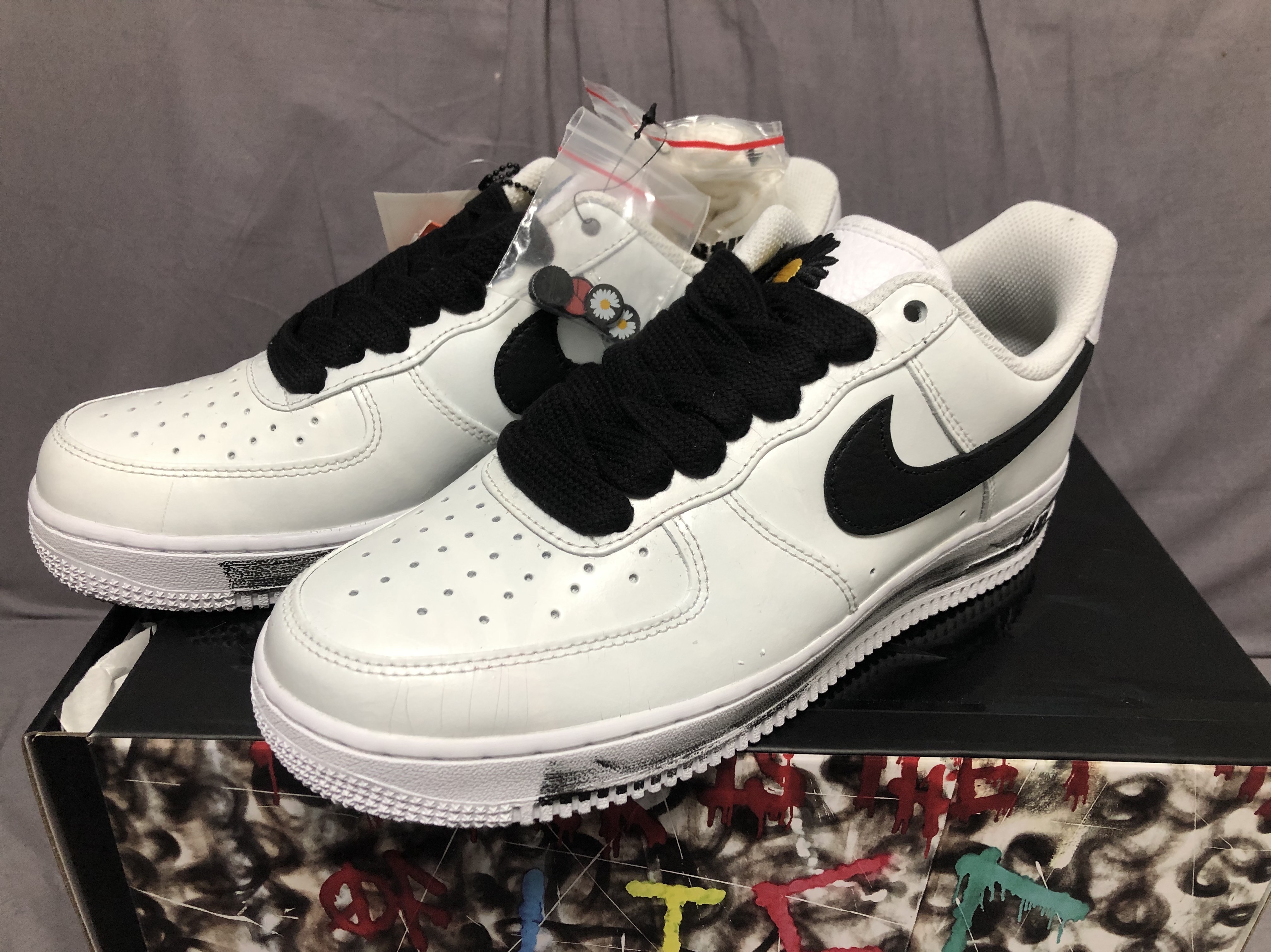 Nike x Peaceminusone Air Force 1 Low Para-Noise 2.0 착용 스타일 - 4
