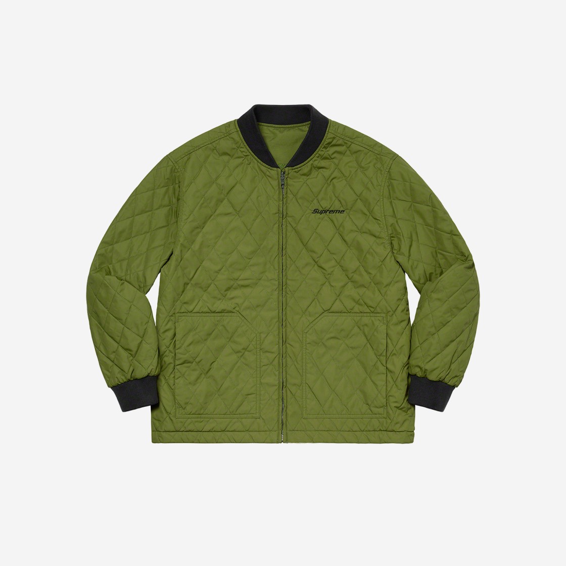 Supreme Reversible Tech Work Jacket Green - 21SS 상세 이미지 2