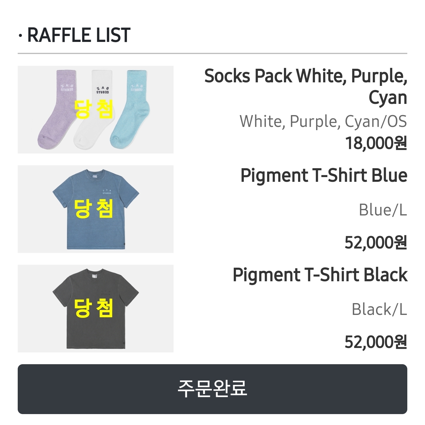 IAB Studio Pigment T-Shirt Black, IAB Studio Pigment T-Shirt Blue 착용 스타일