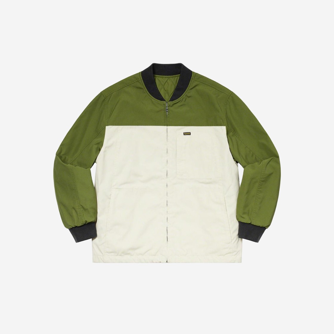 Supreme Reversible Tech Work Jacket Green - 21SS 상세 이미지 1