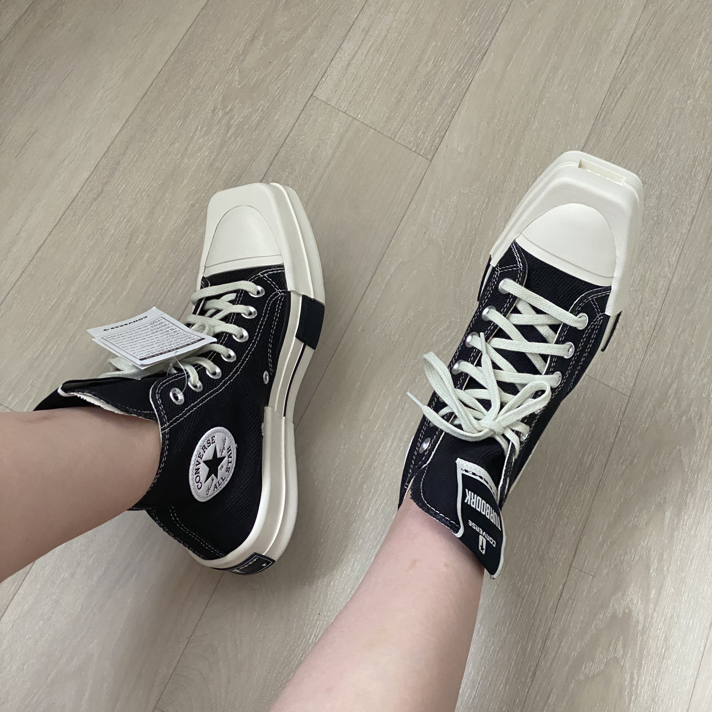 Converse x Drkshdw Turbodrk Chuck 70 Hi Black 착용 스타일 - 1