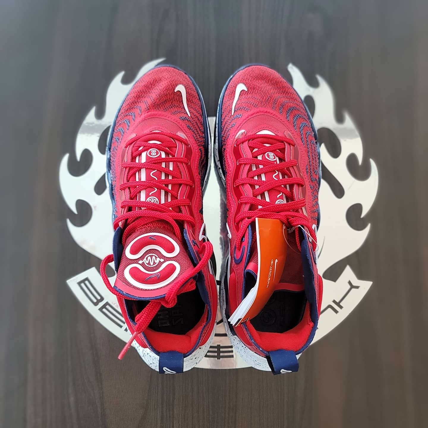 Nike Air Zoom GT Run Sports Red 착용 스타일 - 3
