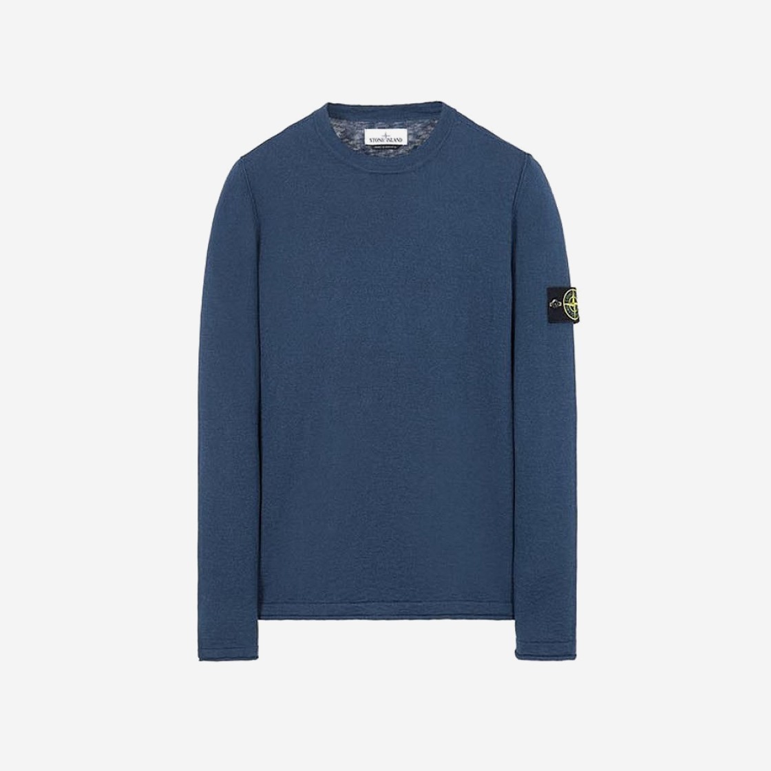 Stone Island 502B0 Crewneck Knit Avio Blue - 21SS 상세 이미지 1