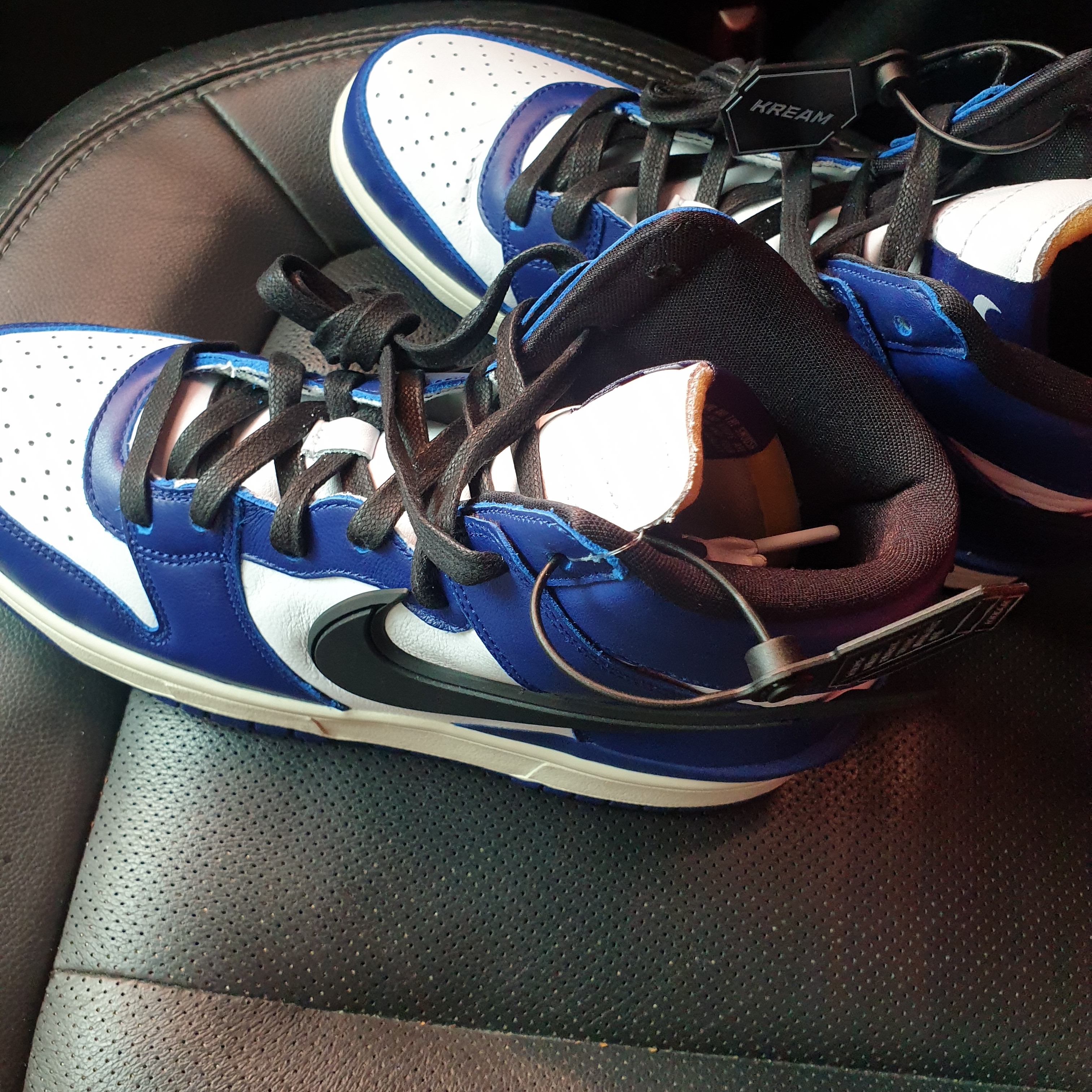 Nike x Ambush Dunk High Deep Royal Blue 착용 스타일 - 2