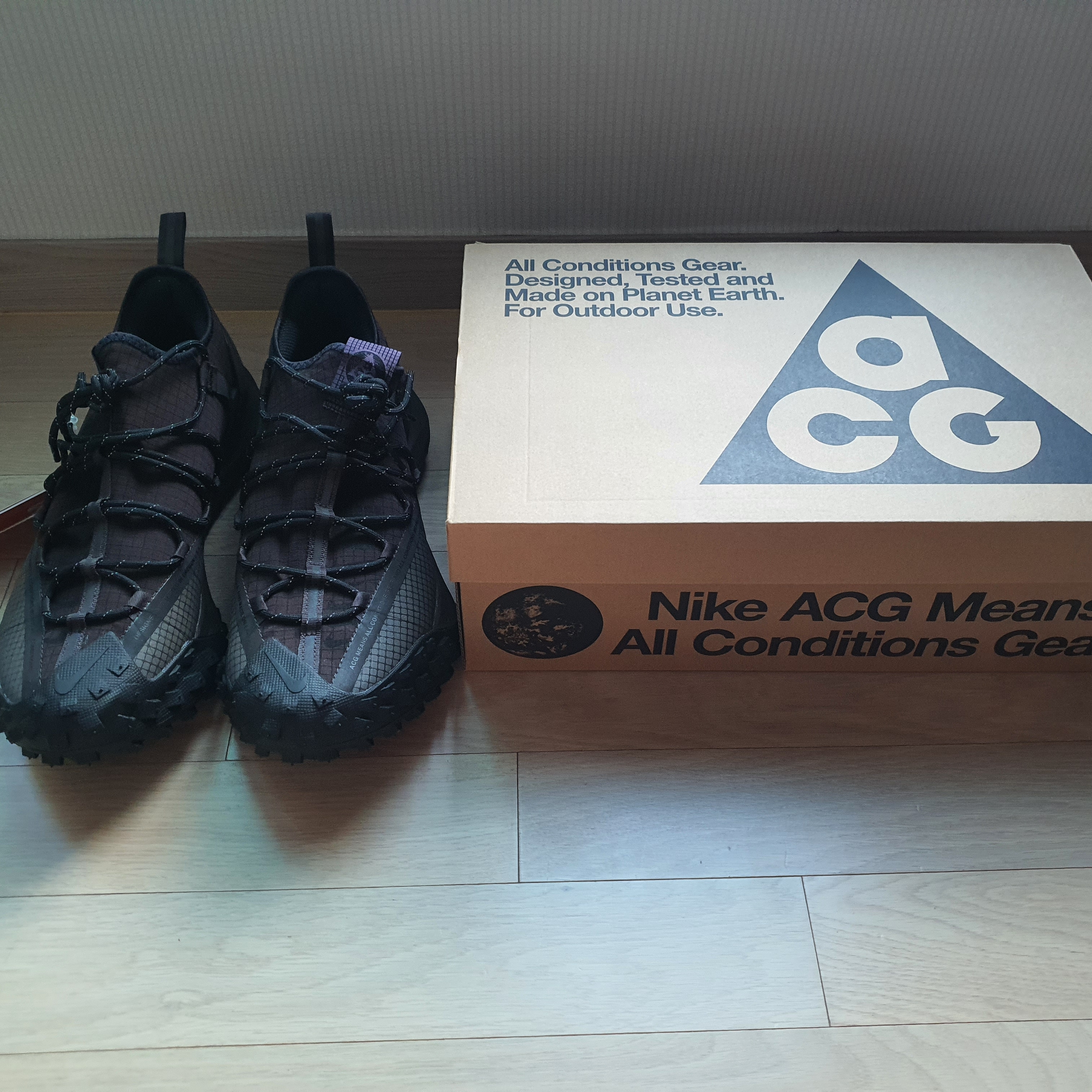 Nike ACG Mountain Fly Low Brown Basalt 착용 스타일 - 2