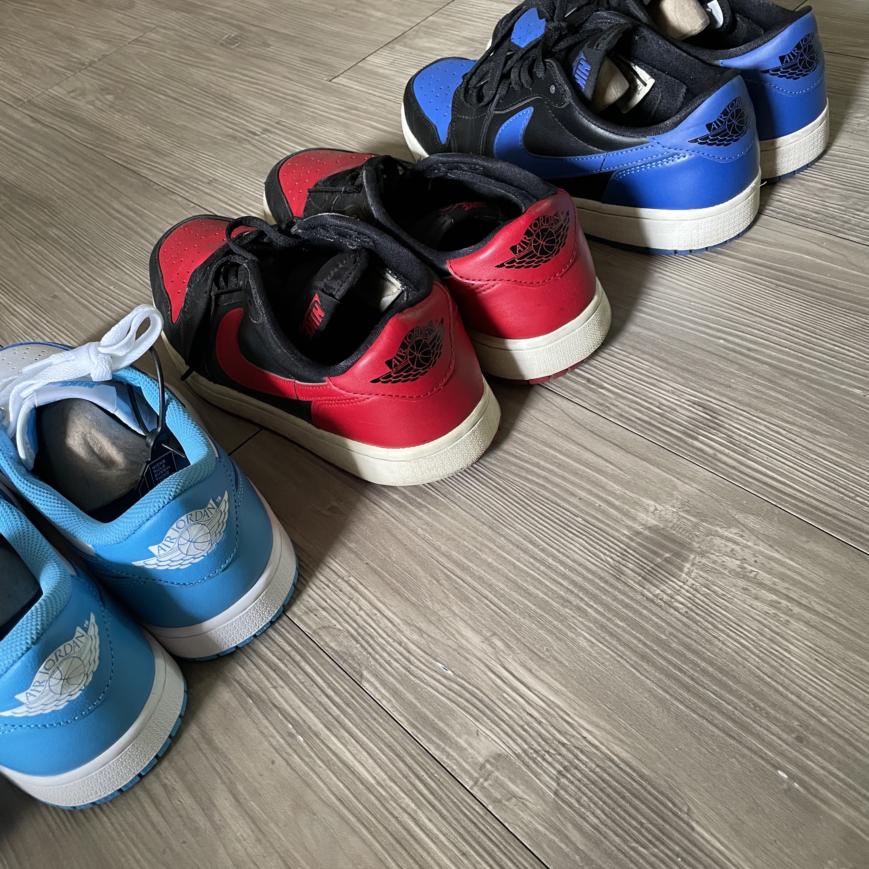 Jordan 1 Low SB UNC, Jordan 1 Retro Low OG Bred 2015 착용 스타일 - 3