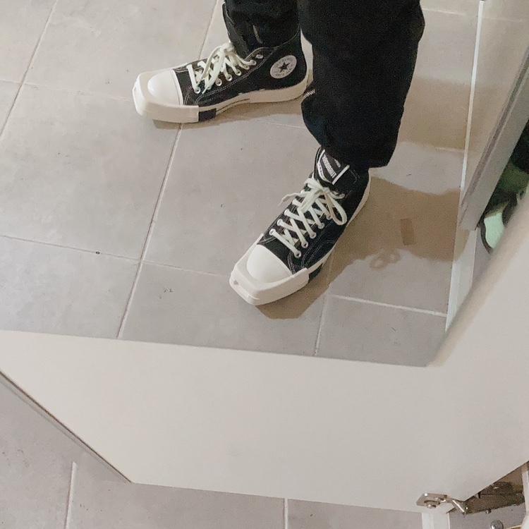 Converse x Drkshdw Turbodrk Chuck 70 Hi Black 착용 스타일 - 3