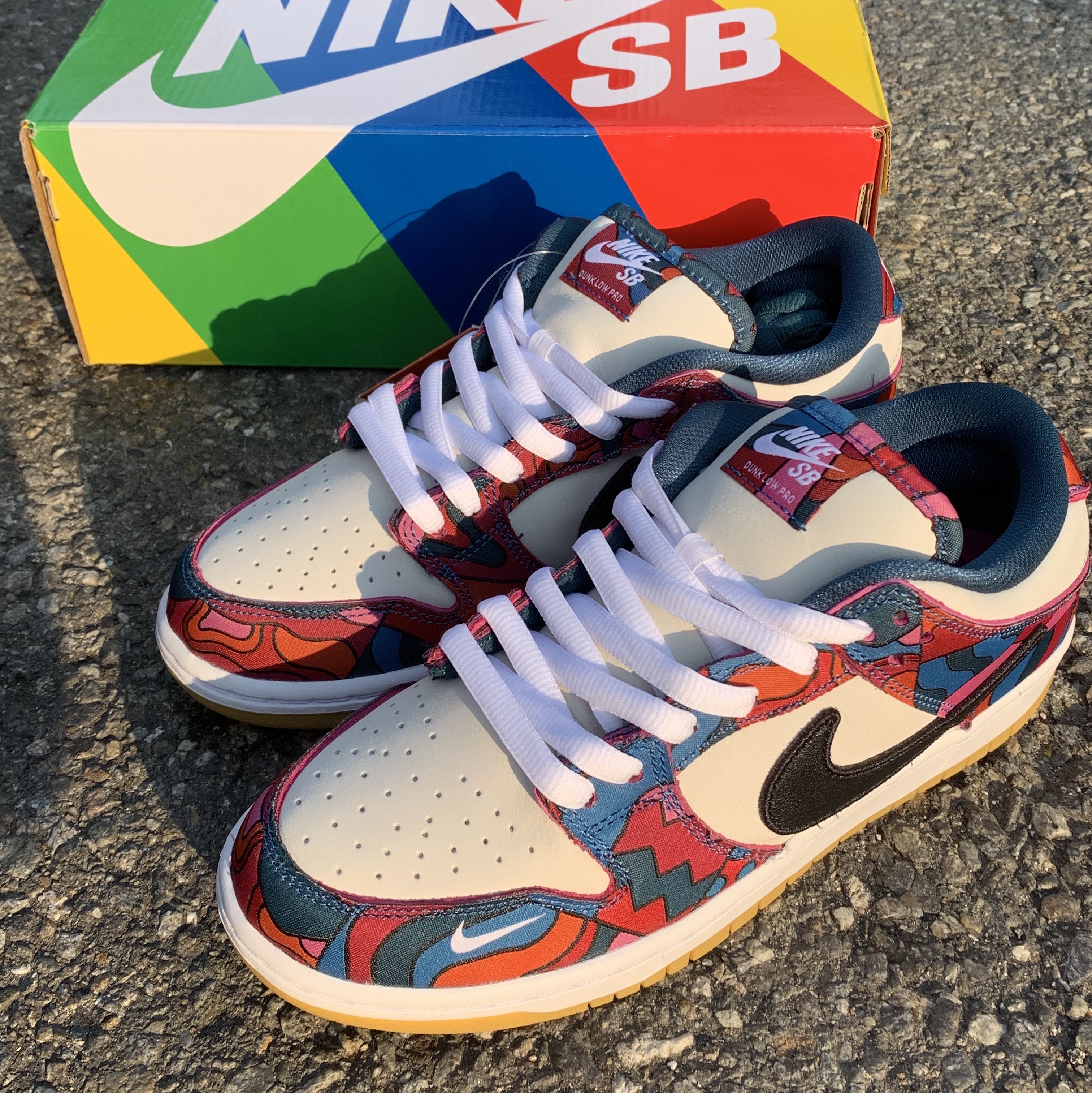 Nike x Parra SB Dunk Low Pro Abstract Art 착용 스타일 - 2