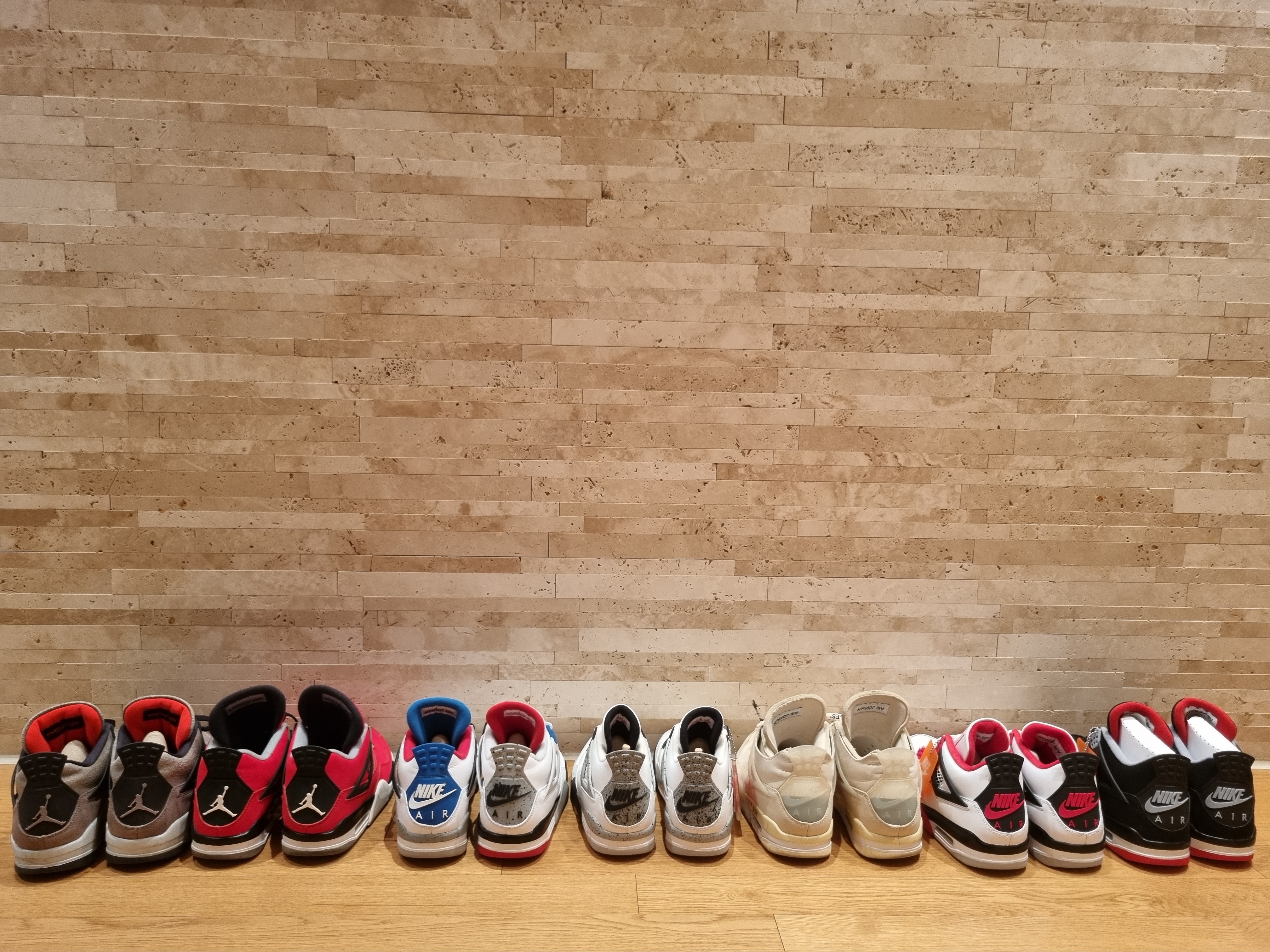 Jordan 4 Retro OG White Cement 2016, Jordan 4 Retro Bred 2019 착용 스타일