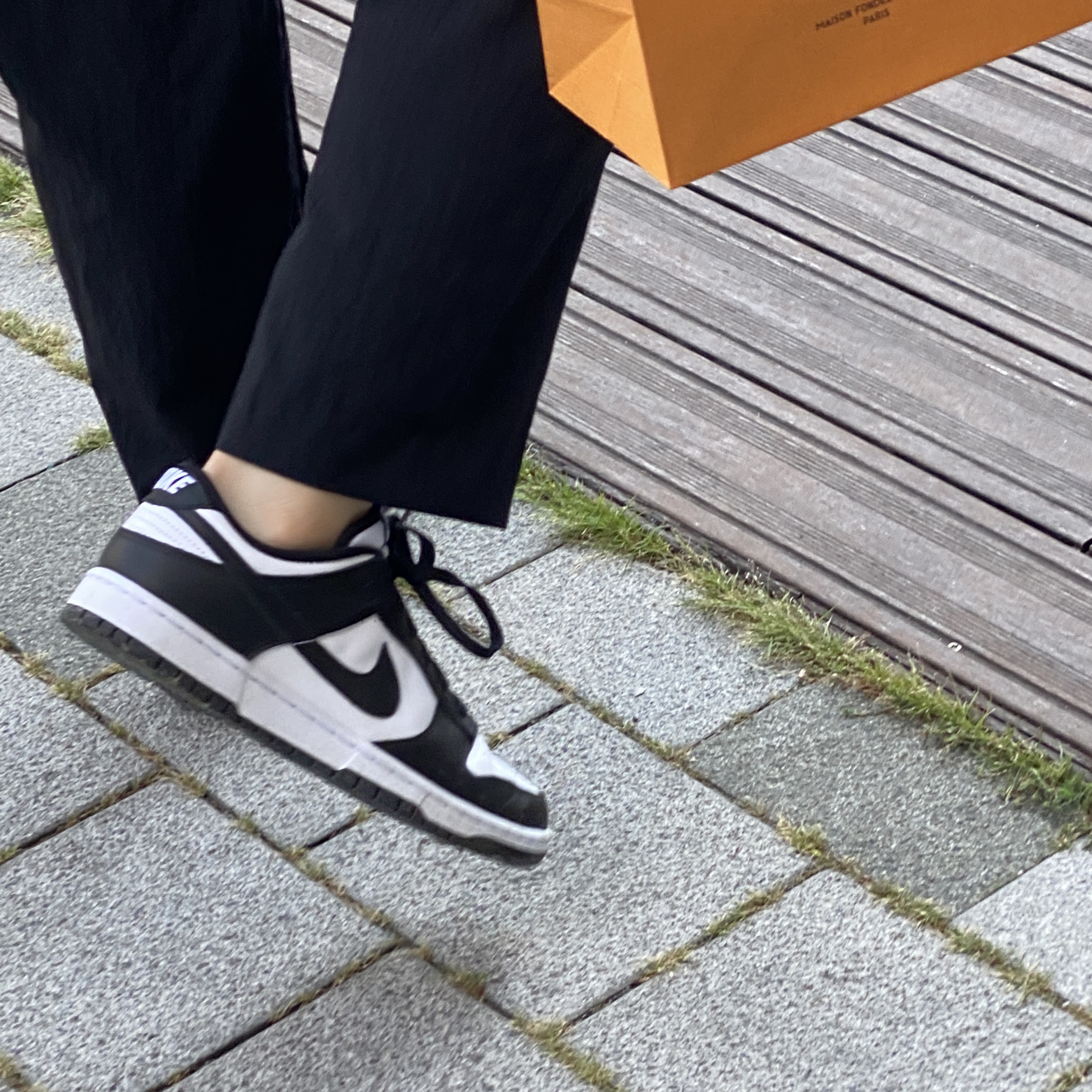 Nike Dunk Low Retro Black 착용 스타일