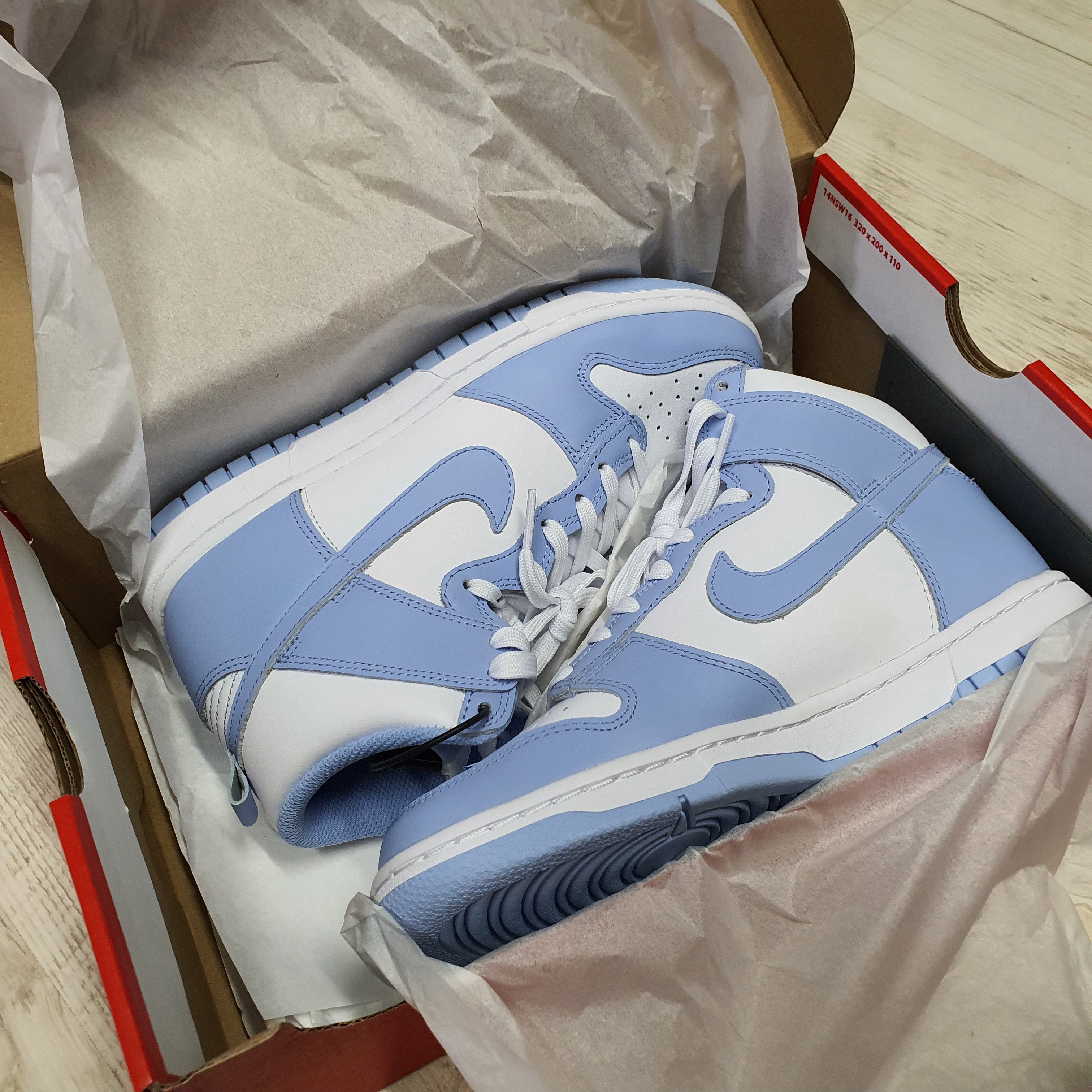 (W) Nike Dunk High Aluminum 착용 스타일 - 1