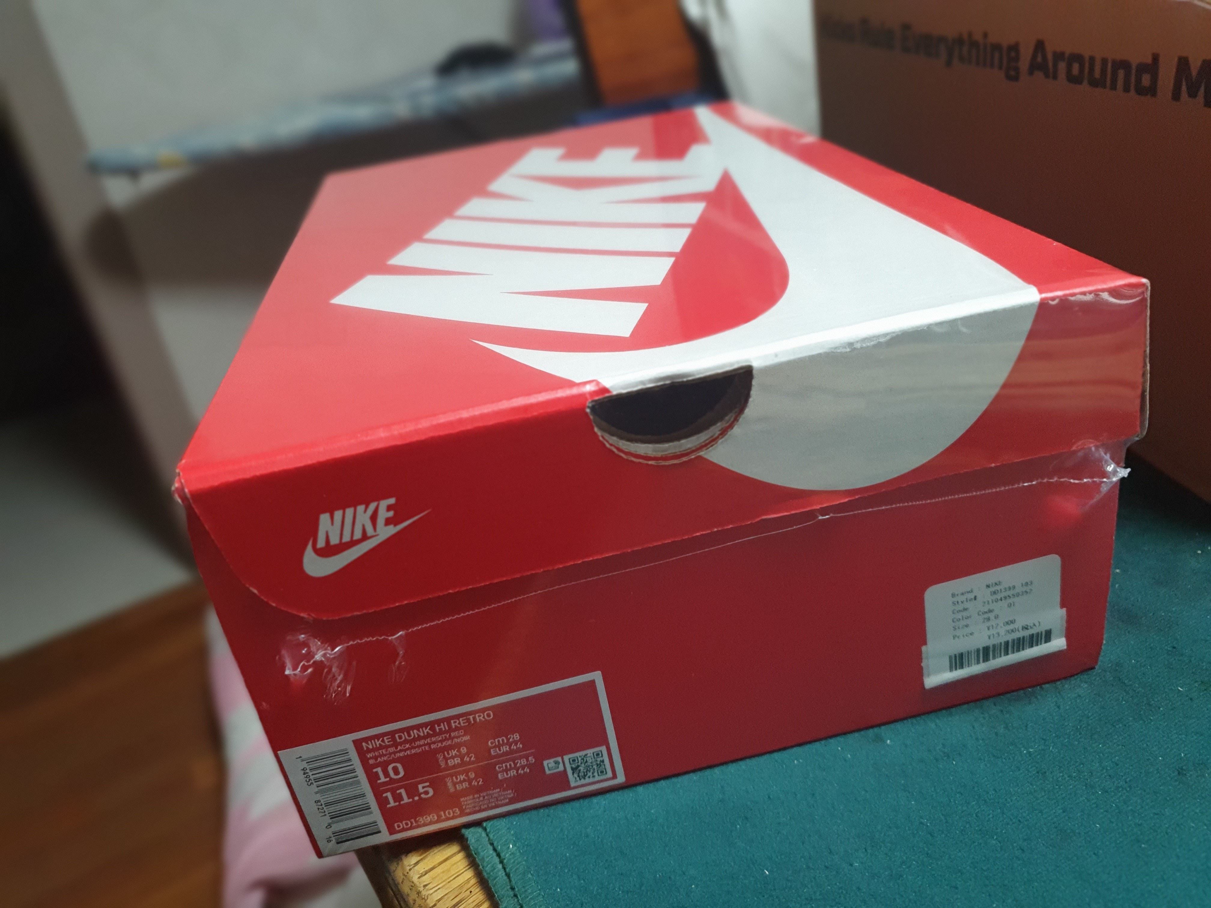 Nike Dunk High Retro Black and White 착용 스타일 - 5