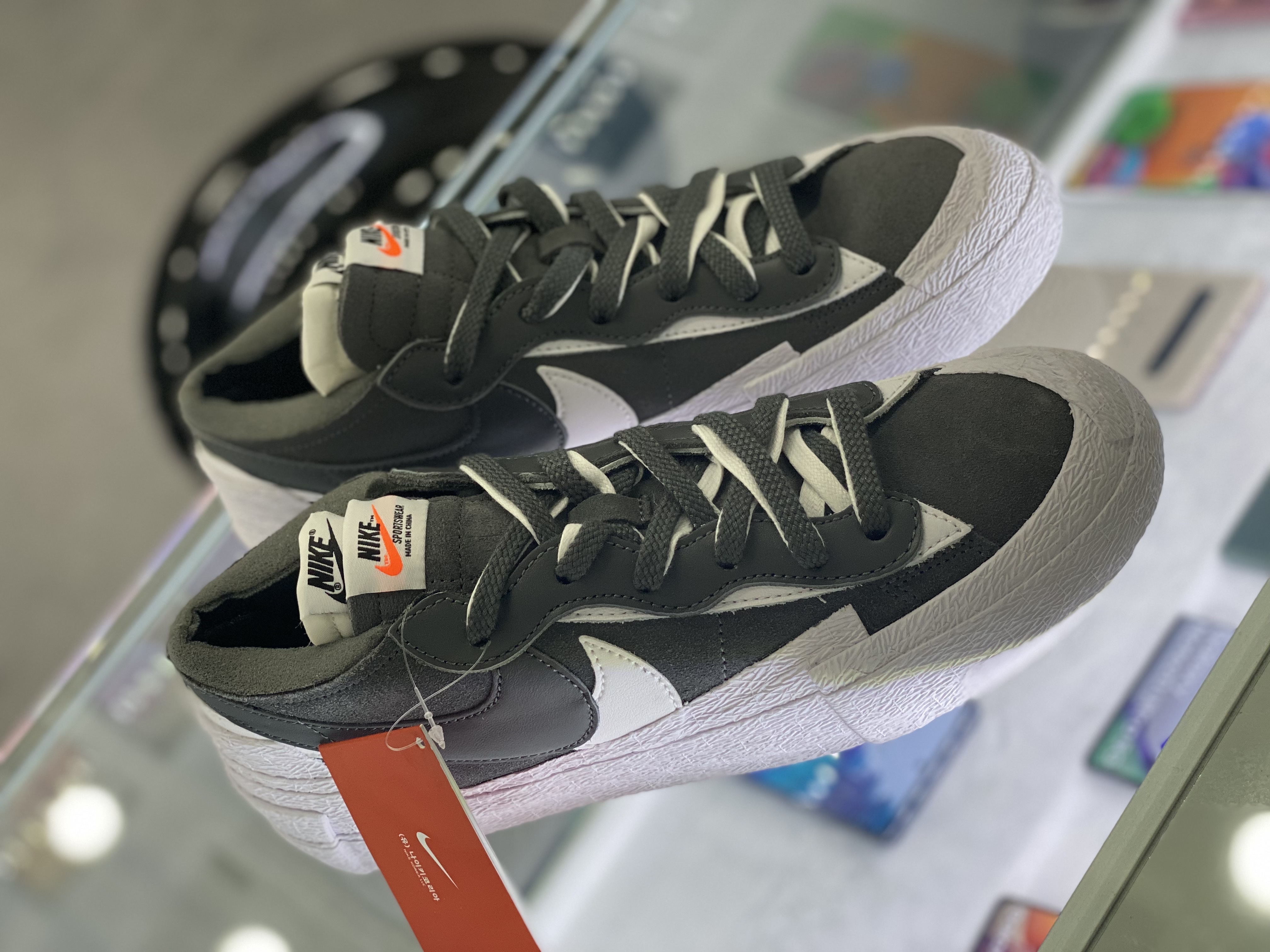 Nike x Sacai Blazer Low Iron Grey 착용 스타일
