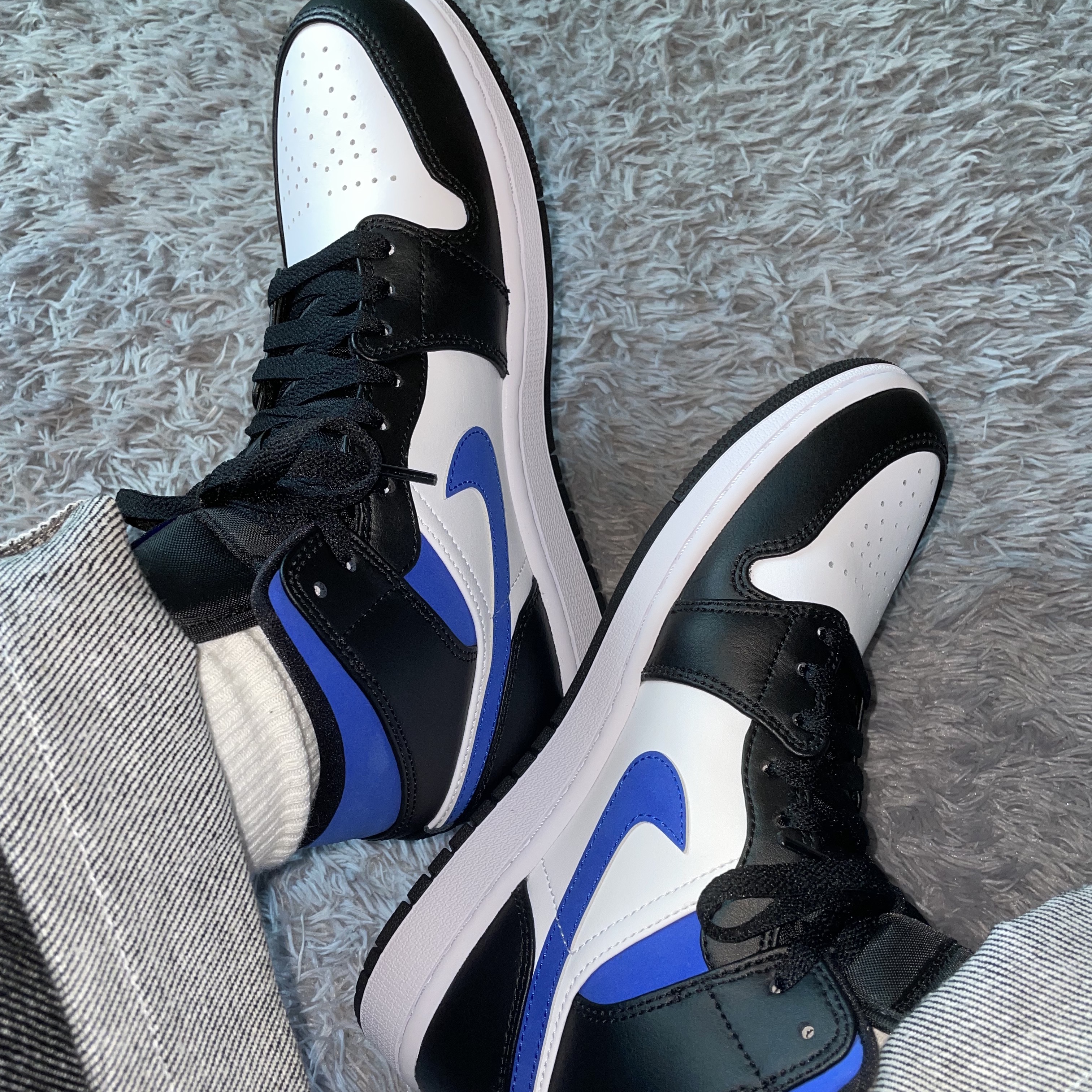 Jordan 1 Mid Racer Blue 착용 스타일