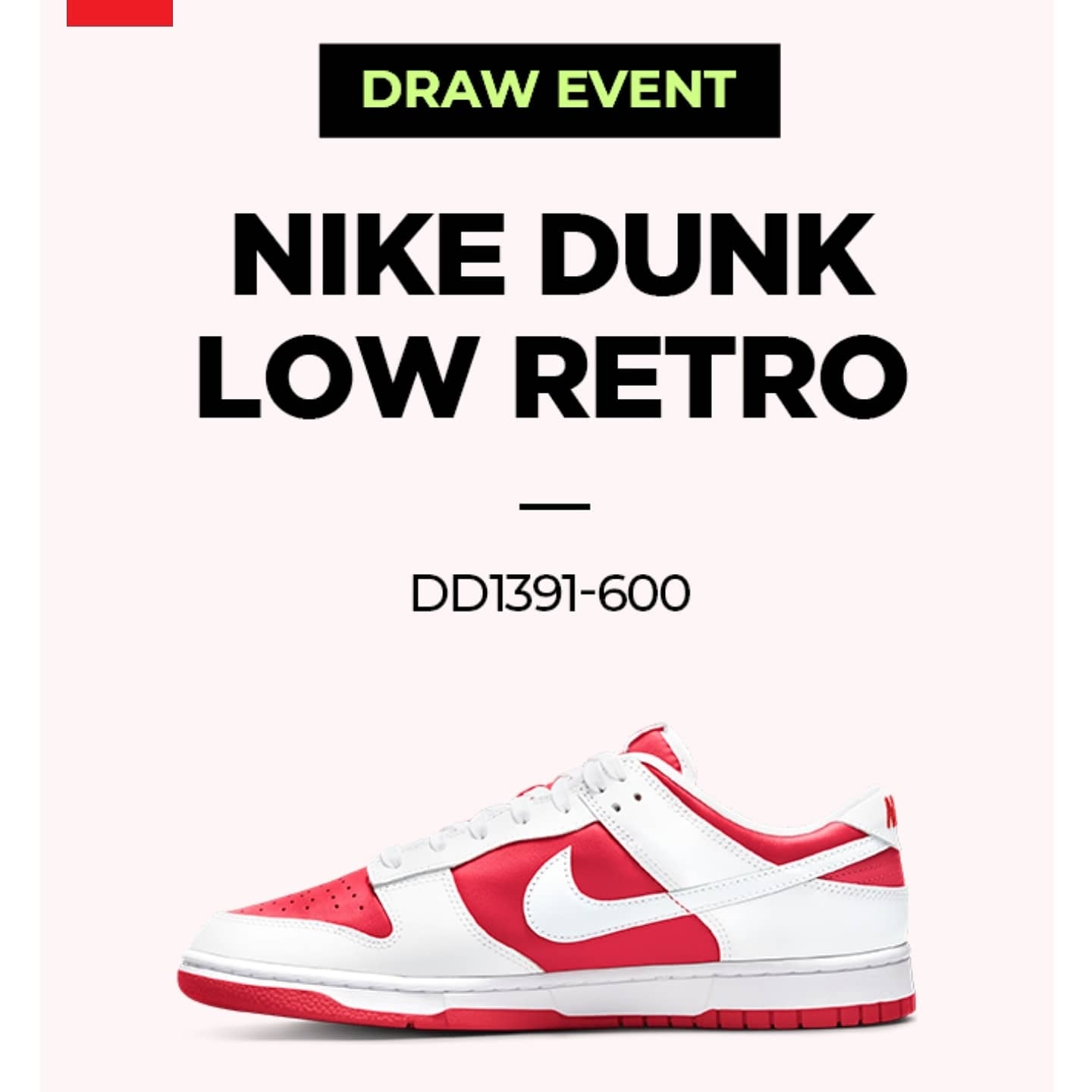 Nike Dunk Low Retro Championship Red 착용 스타일 - 2
