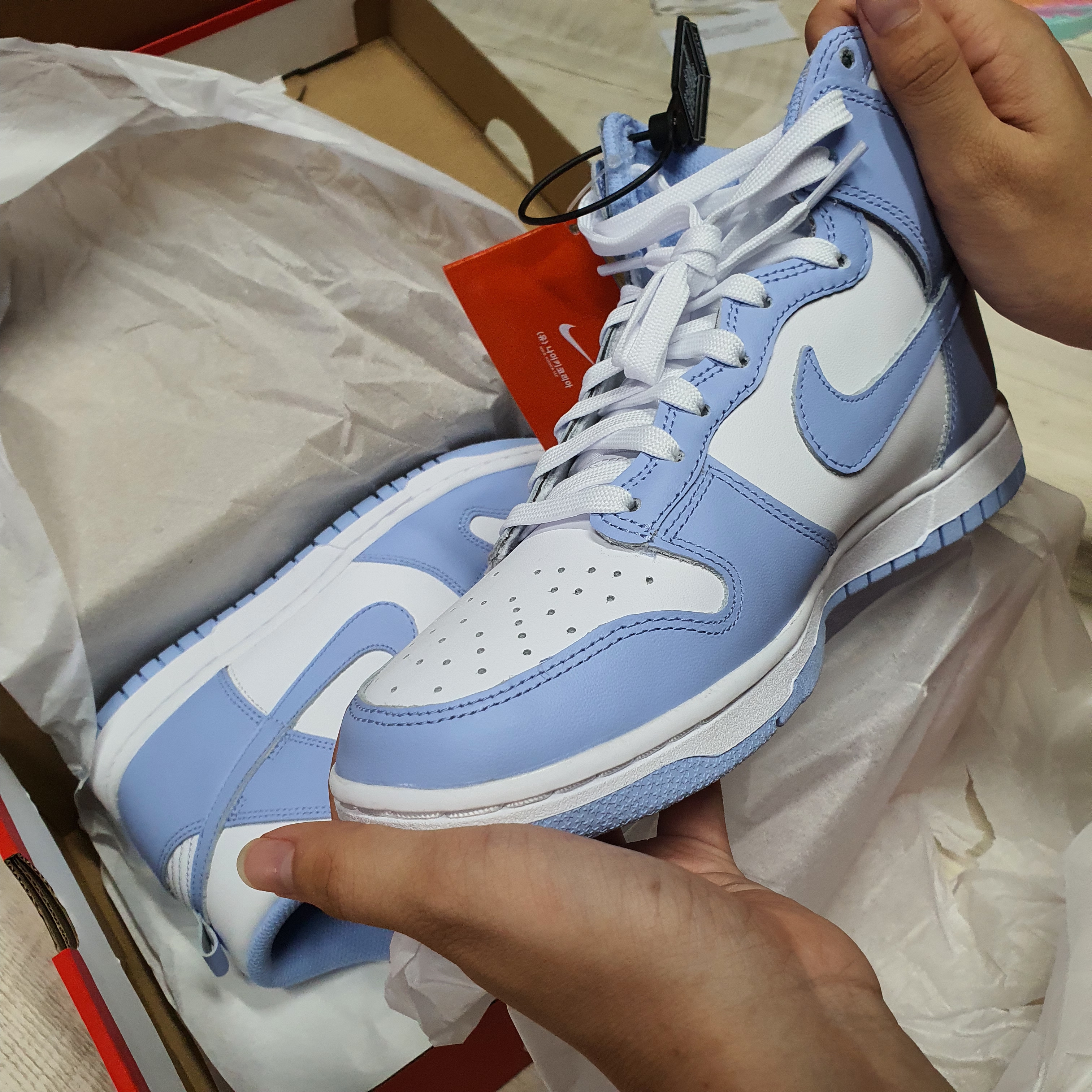 (W) Nike Dunk High Aluminum 착용 스타일 - 2