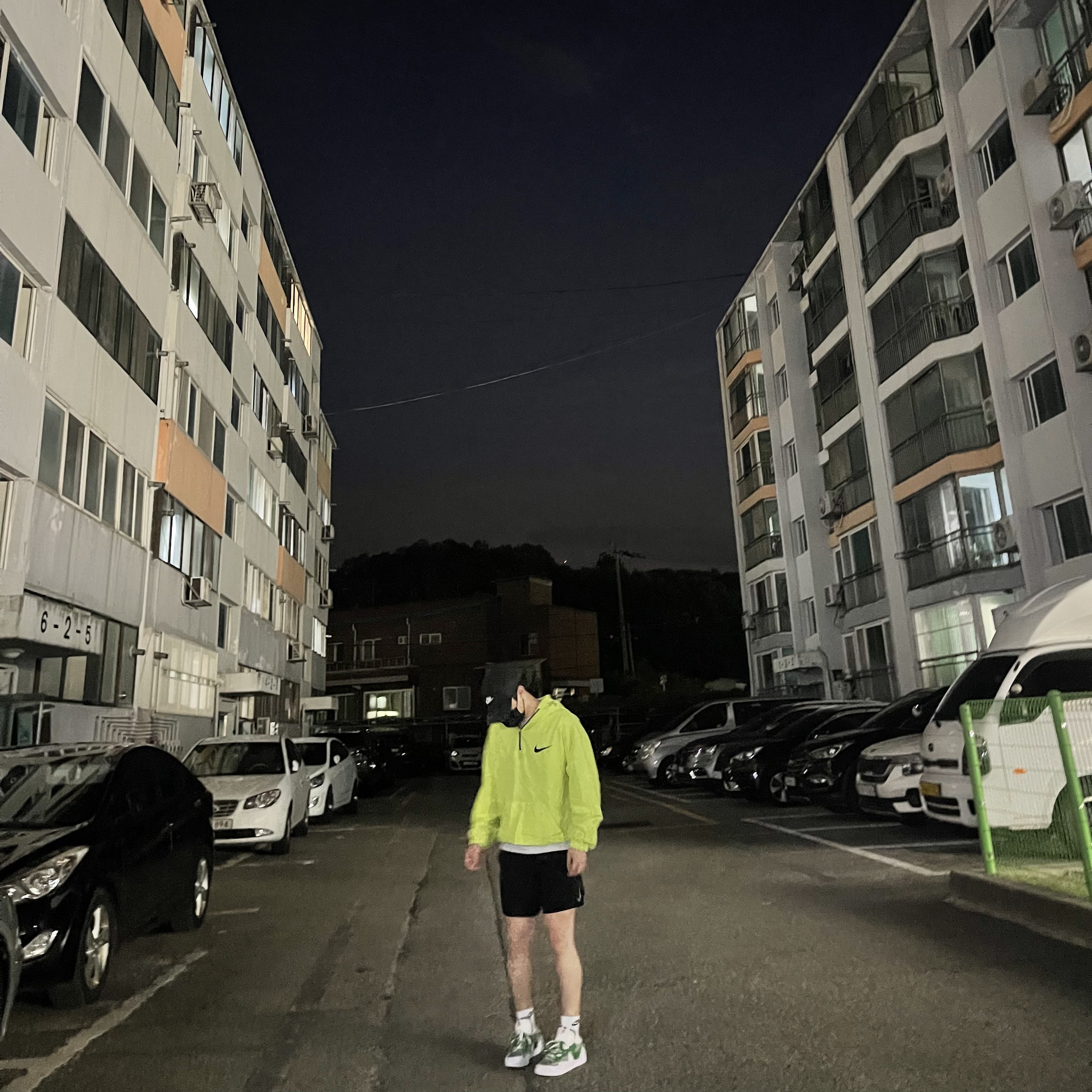 Nike x Sacai Blazer Low Classic Green 착용 스타일 - 1