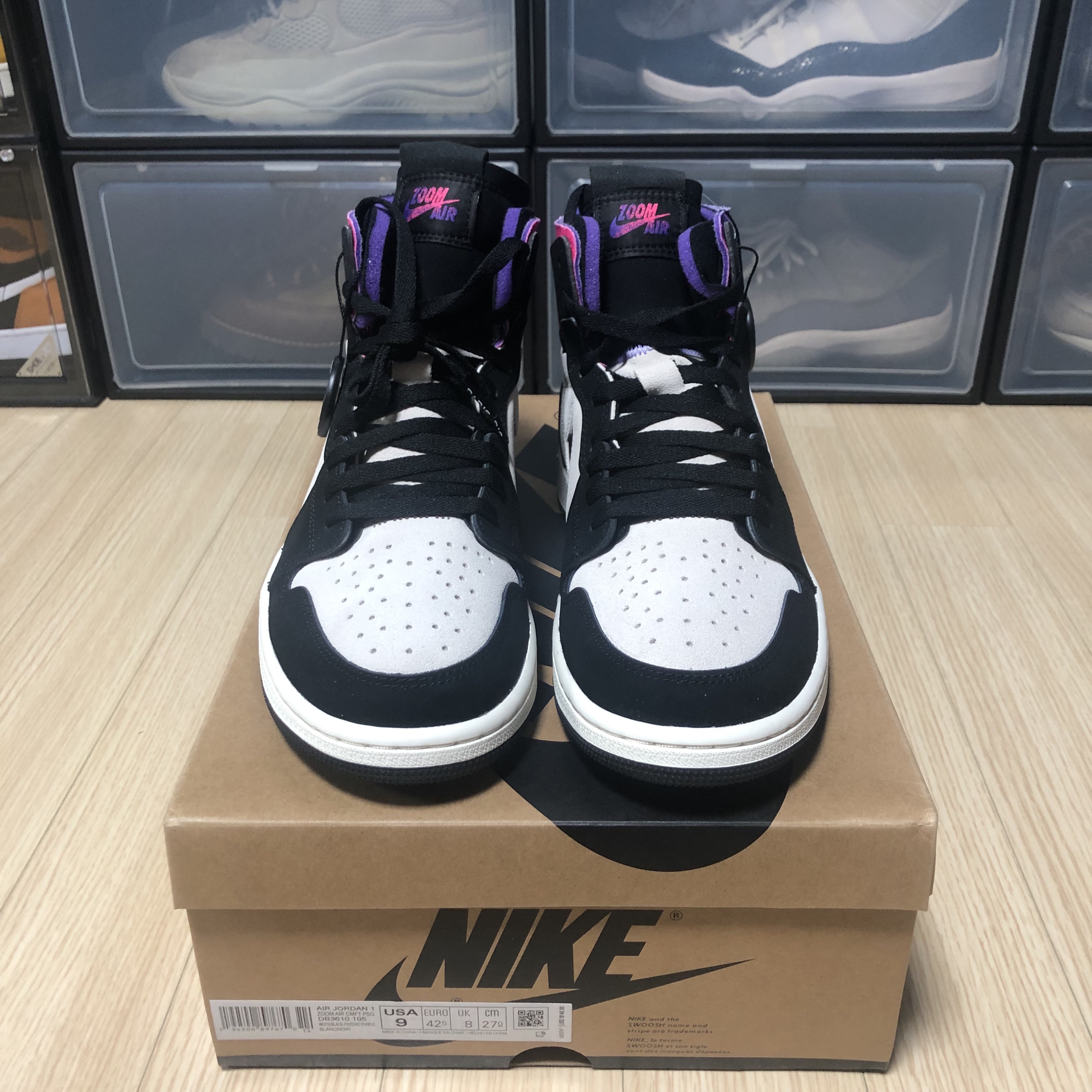 Jordan 1 x Paris Saint-Germain Zoom Air CMFT 착용 스타일 - 2