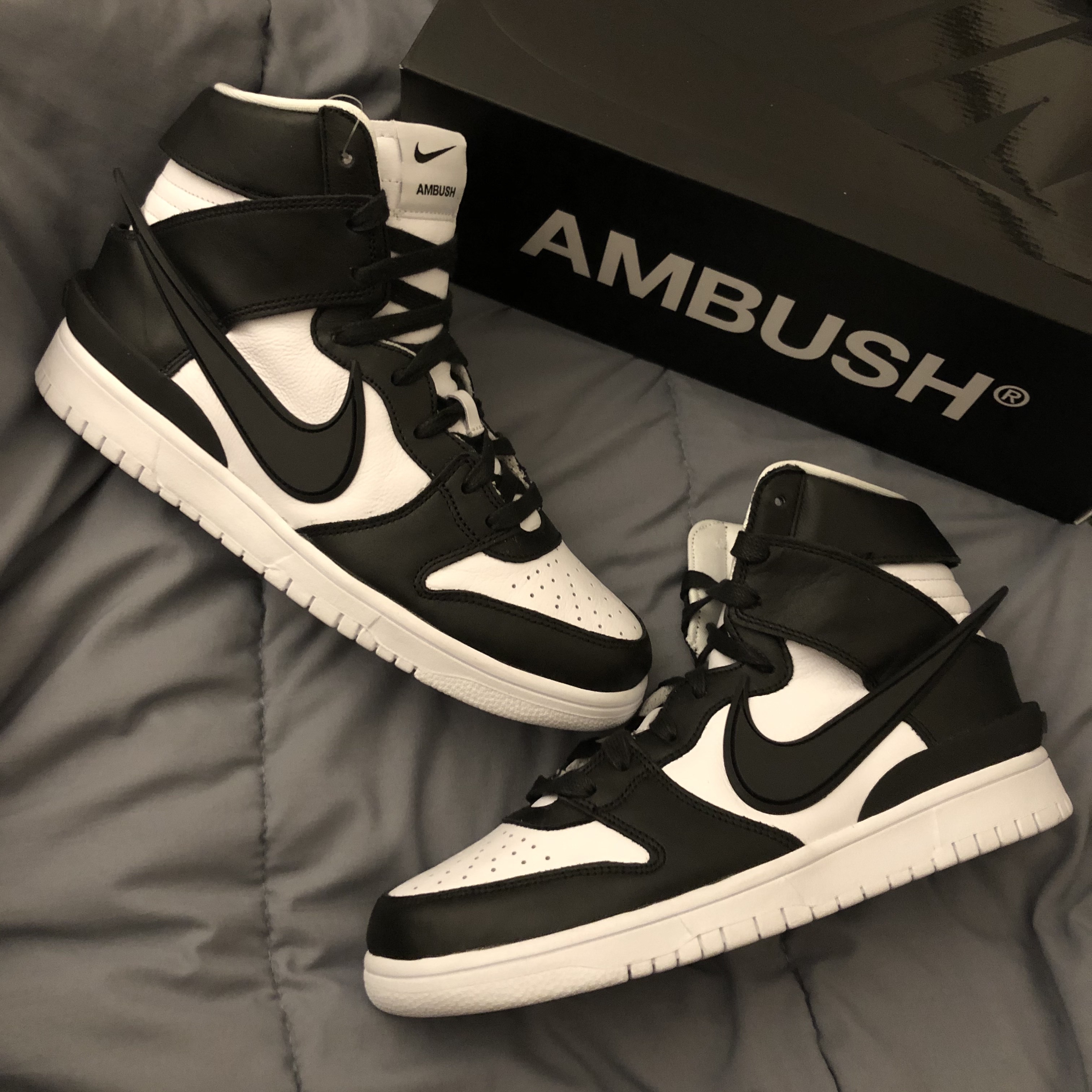 Nike x Ambush Dunk High Black 착용 스타일