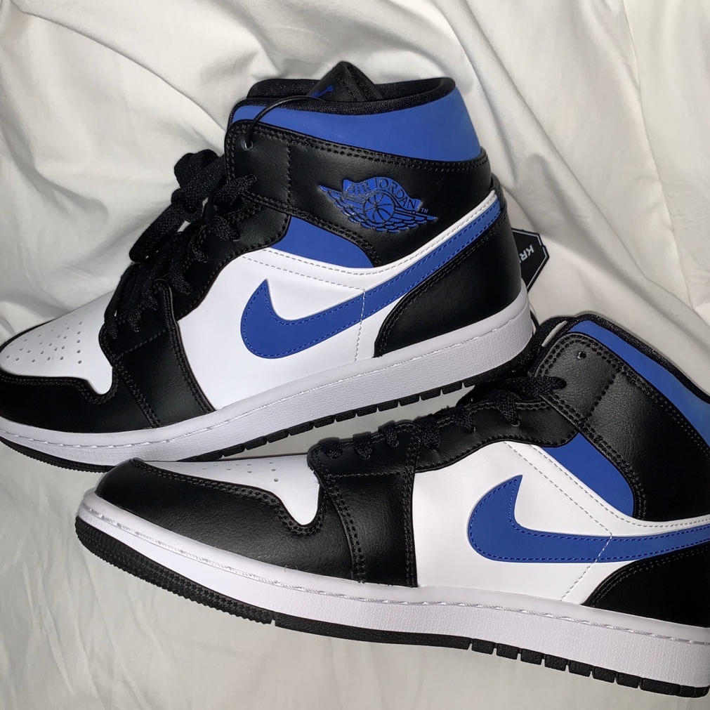 Jordan 1 Mid Racer Blue 착용 스타일 - 2