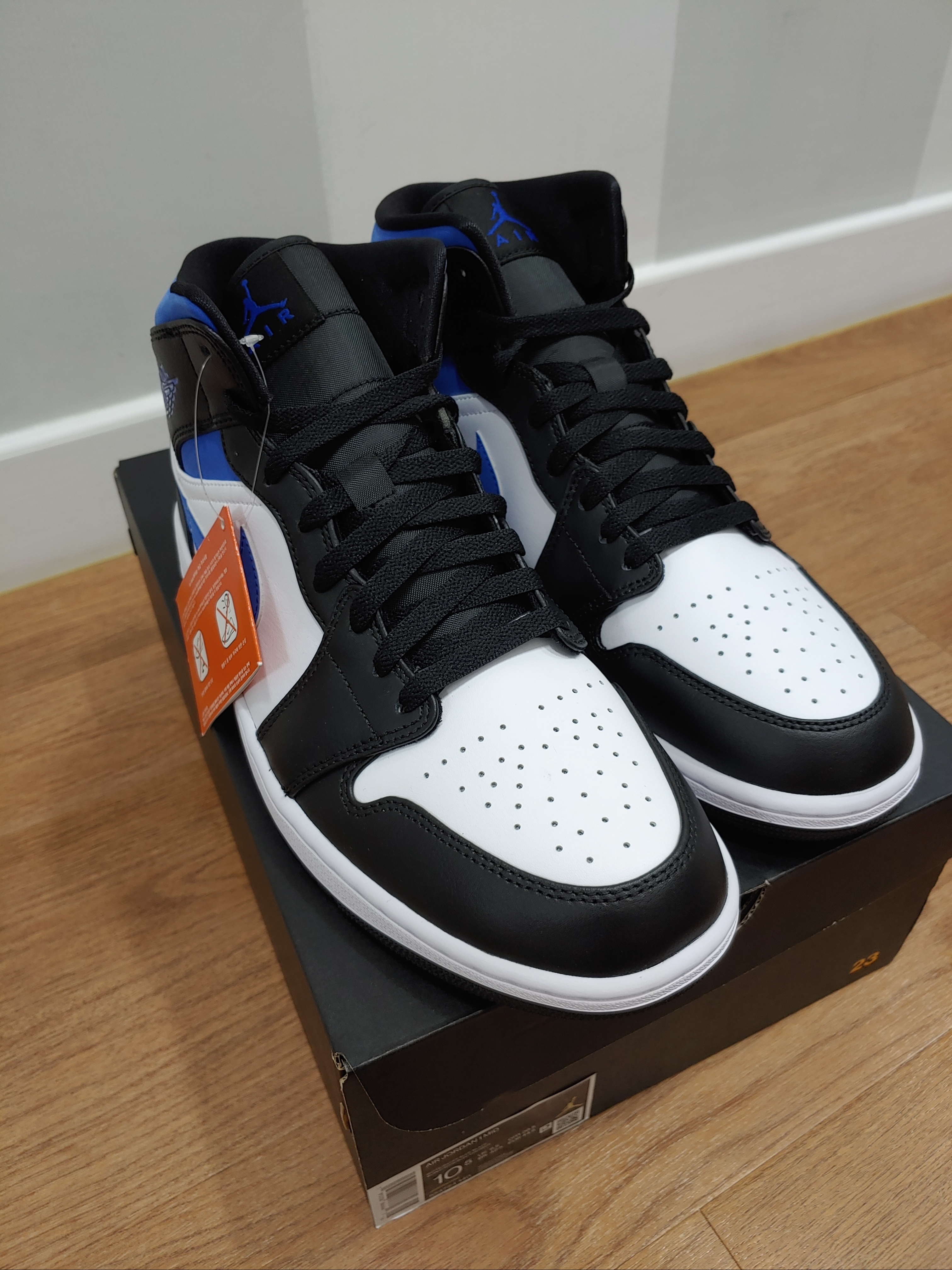 Jordan 1 Mid Racer Blue 착용 스타일 - 2