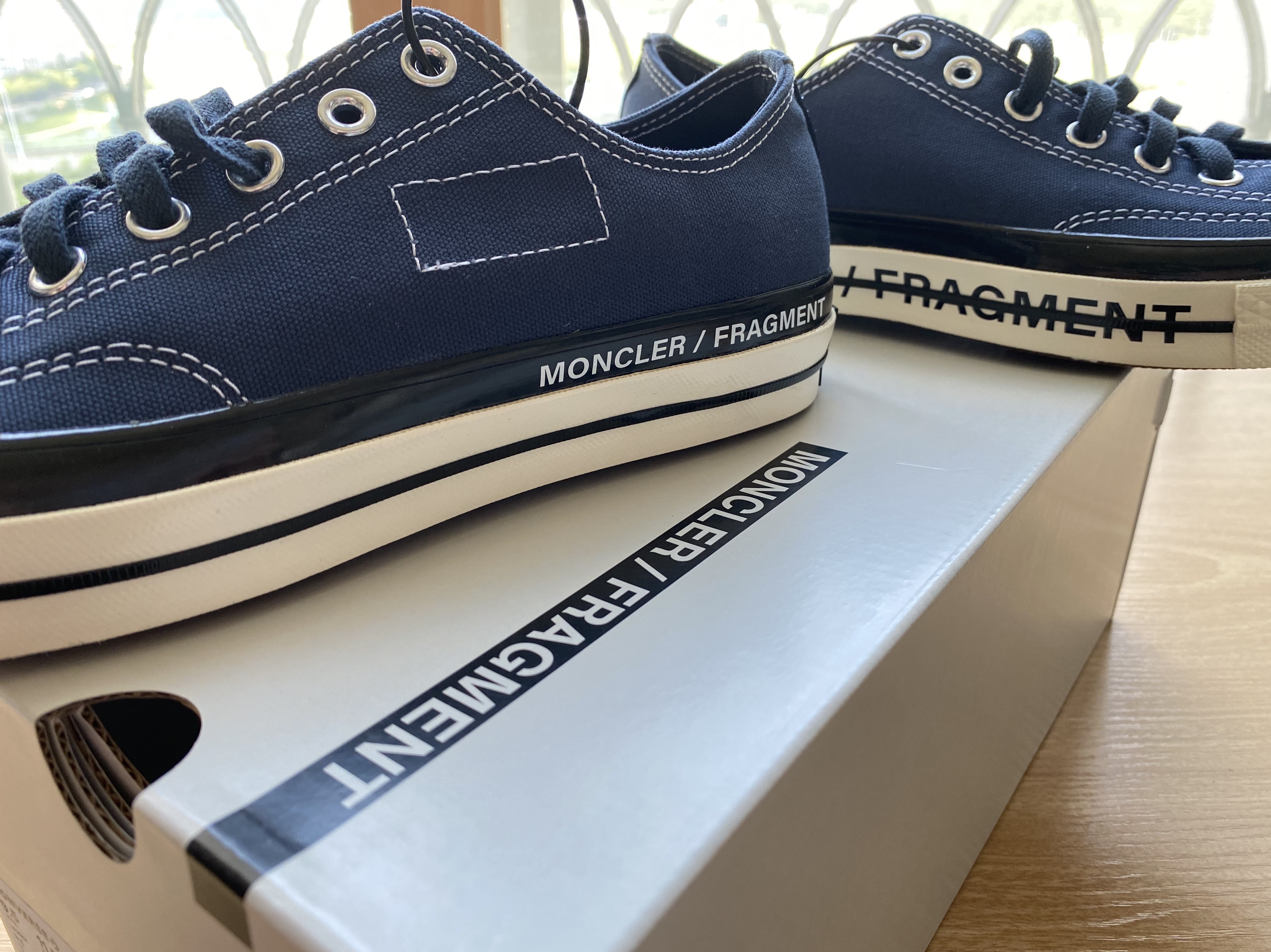 Converse x Moncler x Fragment Chuck 70 Ox Fraylor III Insignia Blue 착용 스타일 - 2