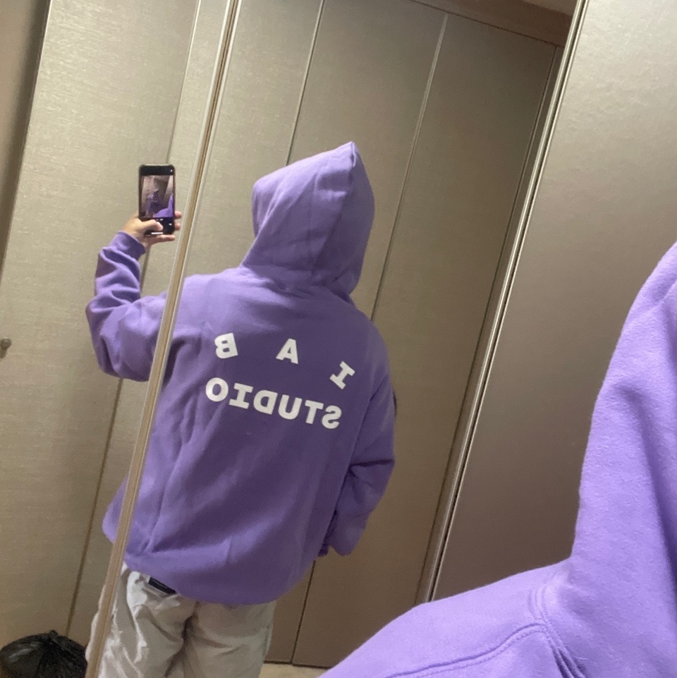 IAB Studio x Thor Hoodie Purple, IAB Studio x Thor Round Container Purple (12L & Mini) 착용 스타일 - 2