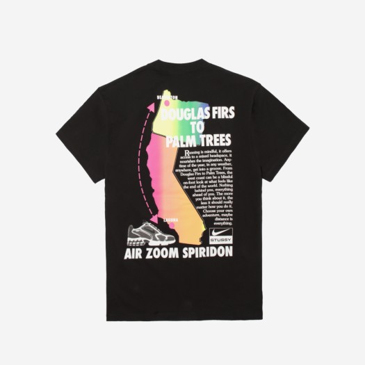 나이키 x 스투시 SS BR 스피리돈 티셔츠 블랙 - 아시아