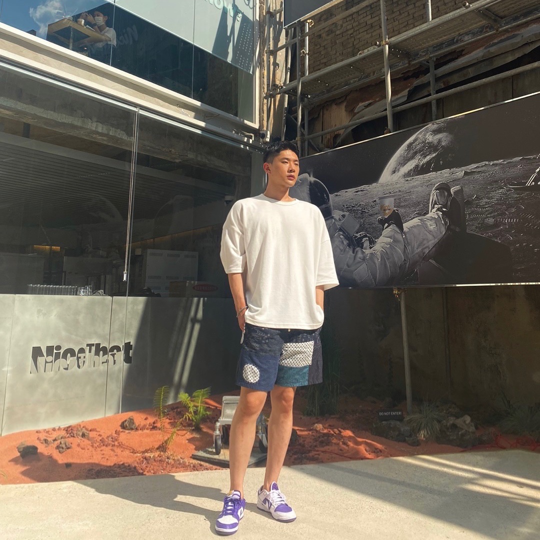 (W) Nike Dunk Low SE Flip 착용 스타일