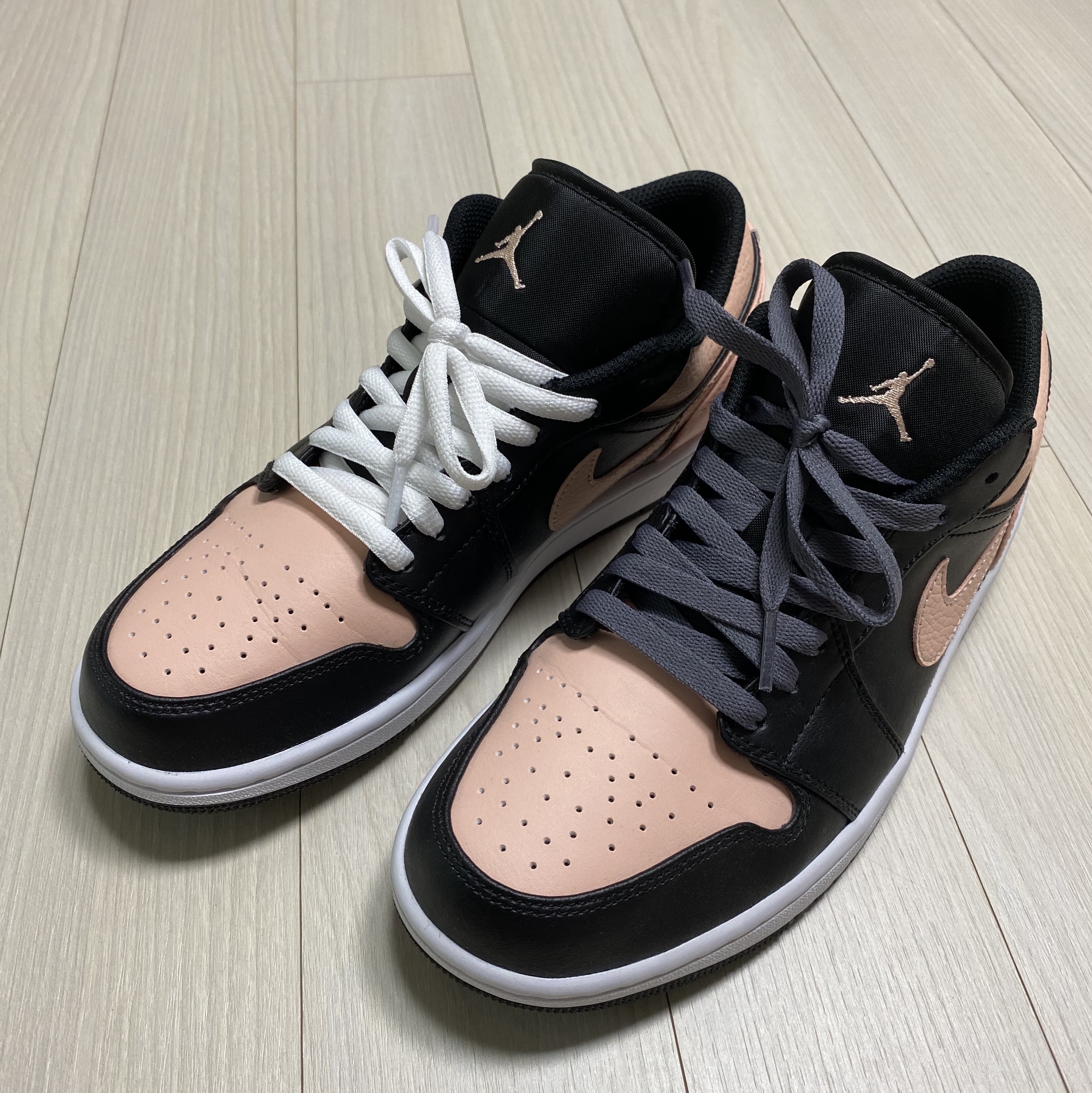 Jordan 1 Low Crimson Tint 착용 스타일 - 1