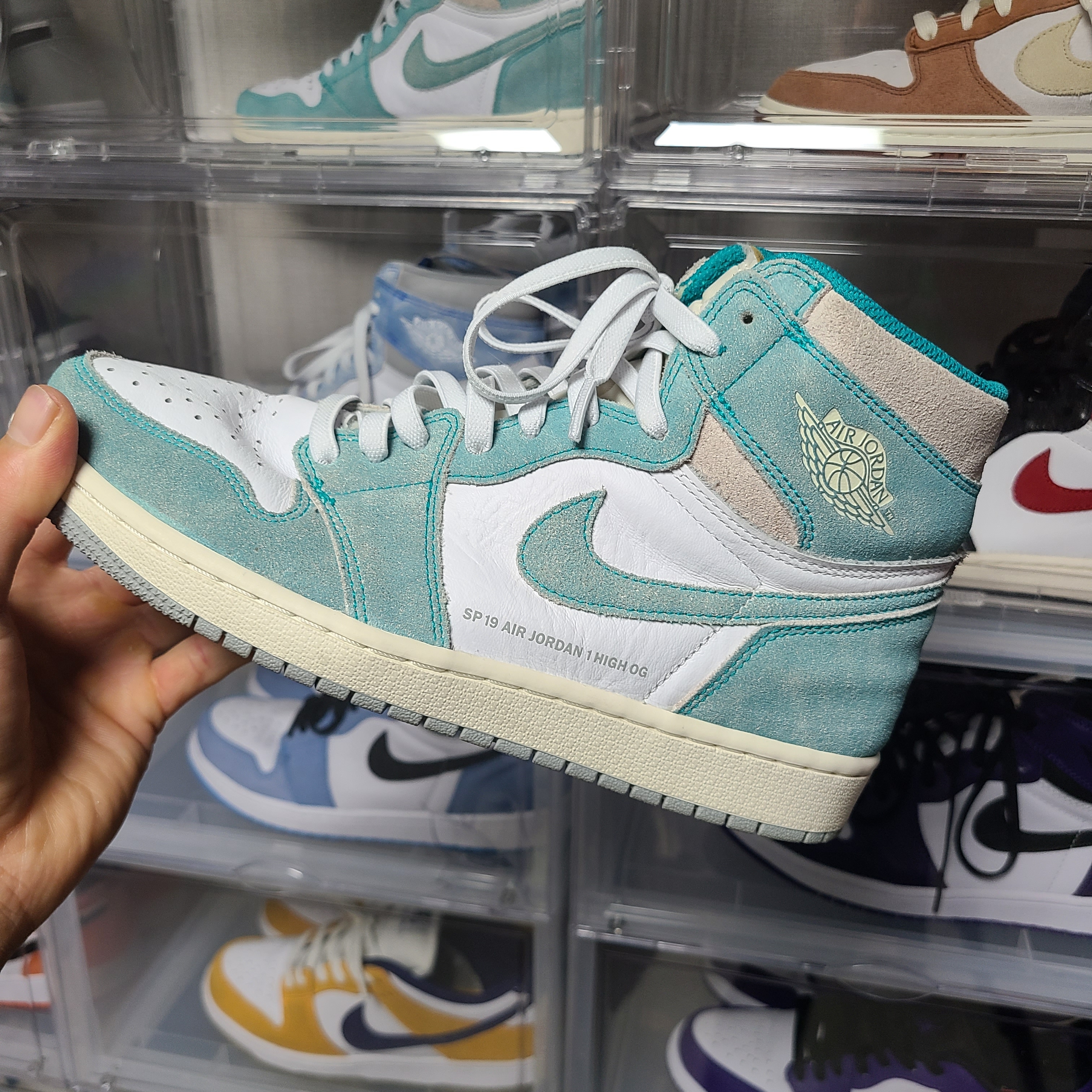 Jordan 1 Retro High OG Turbo Green 착용 스타일