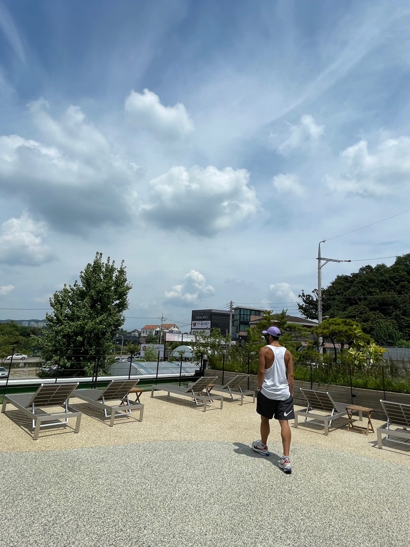 Supreme Leather Camp Cap Lavender - 21SS, Nike x Stussy Water Shorts Off Noir 착용 스타일 - 5
