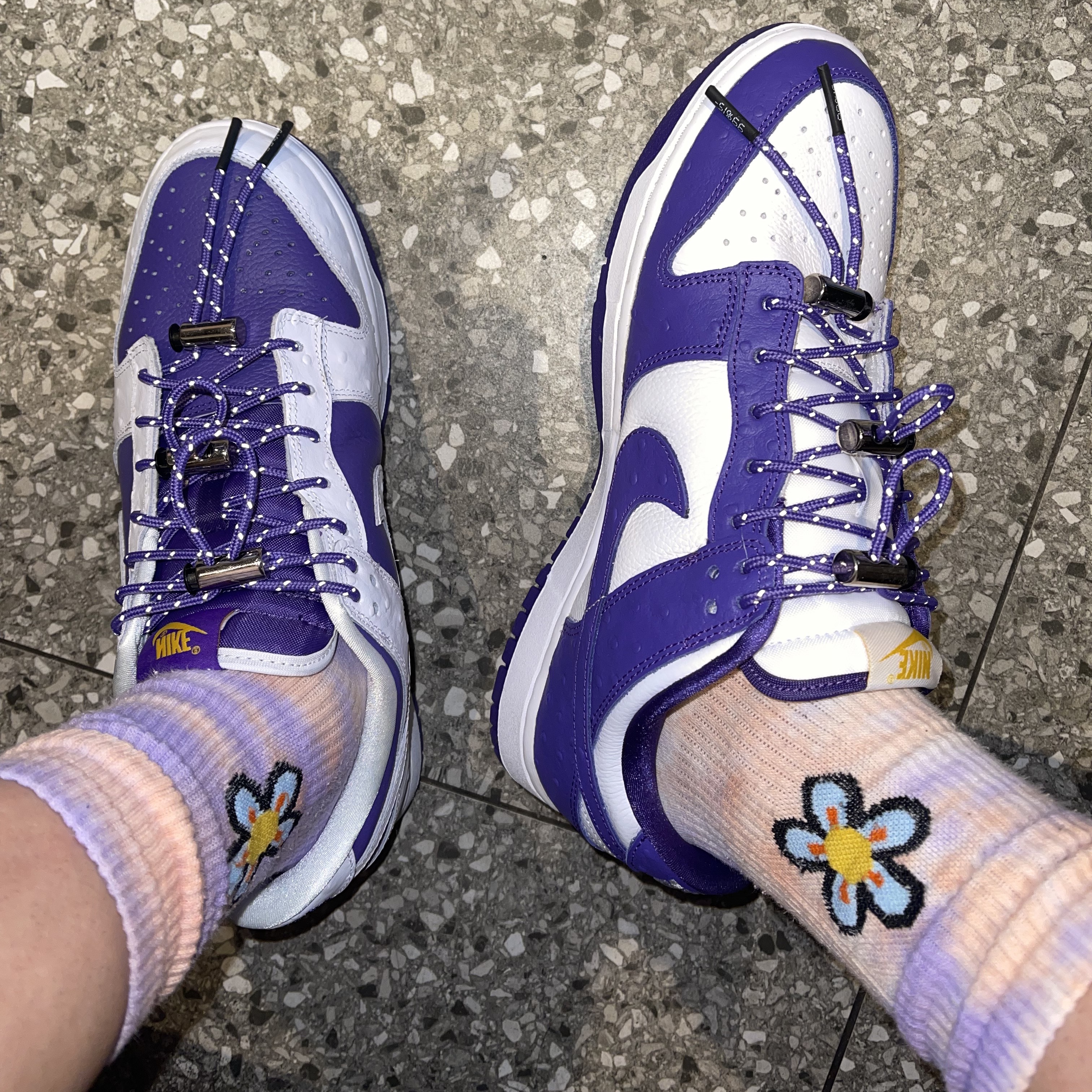 (W) Nike Dunk Low SE Flip 착용 스타일