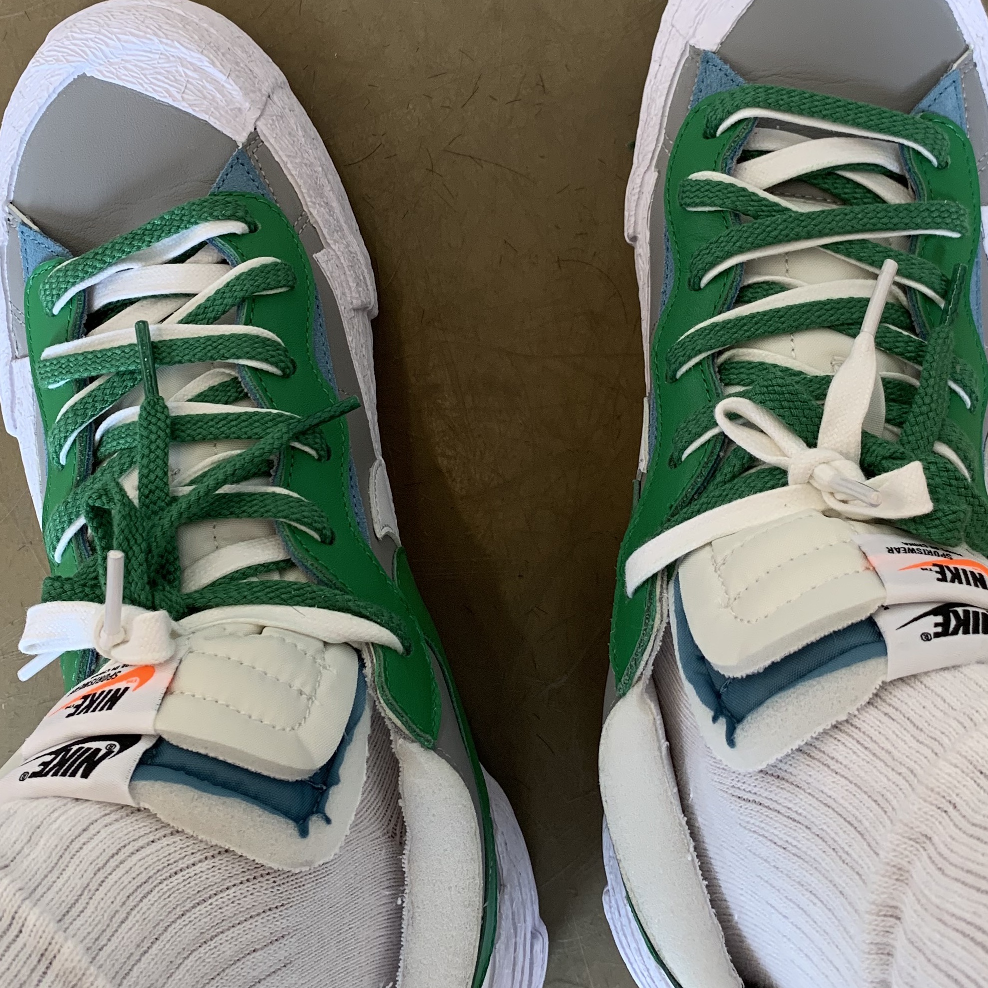 Nike x Sacai Blazer Low Classic Green 착용 스타일