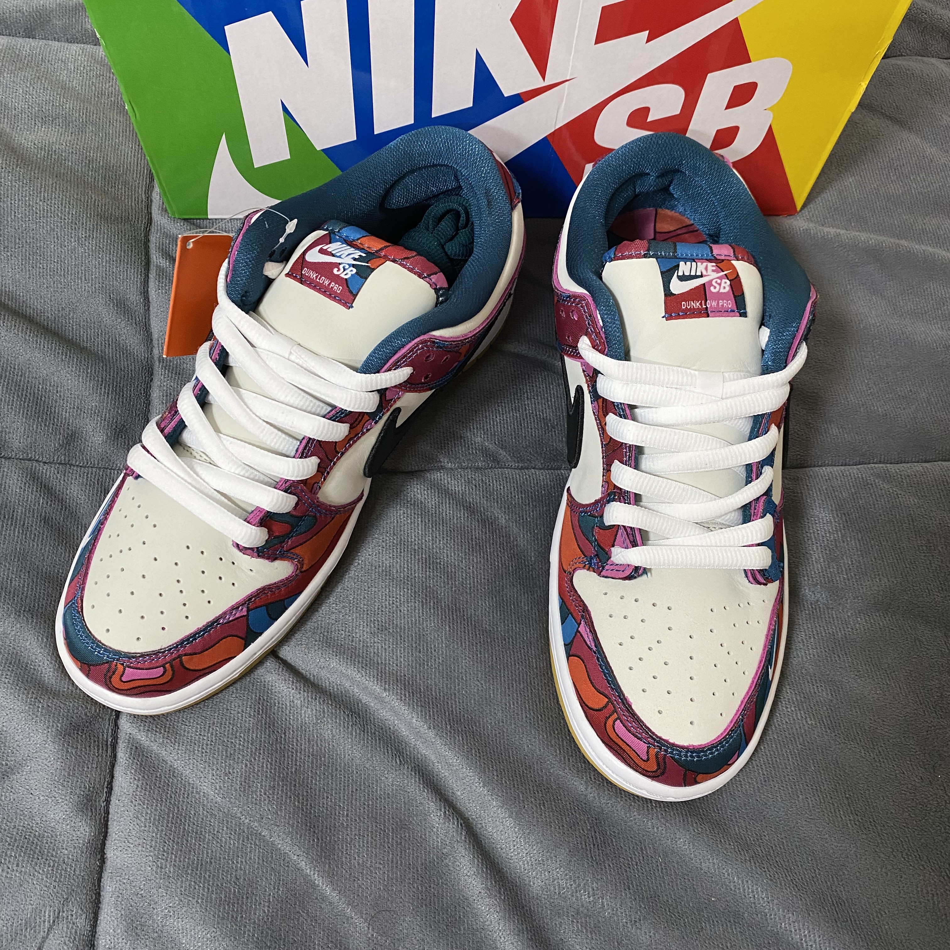 Nike x Parra SB Dunk Low Pro Abstract Art 착용 스타일