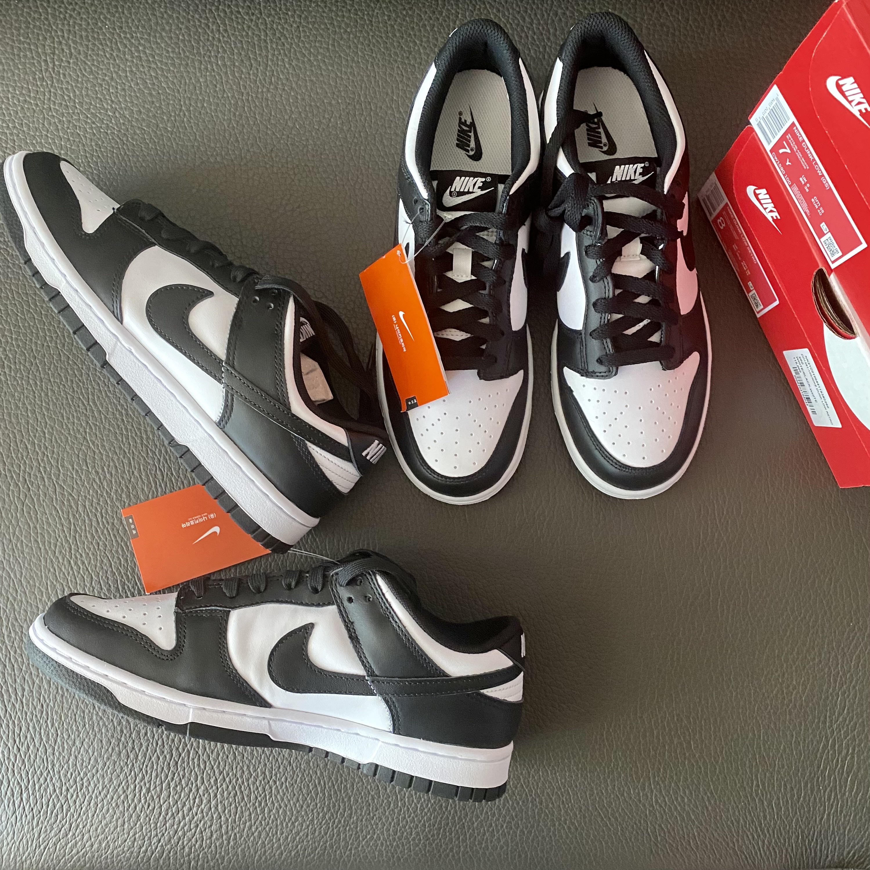 Nike Dunk Low Retro Black, (GS) Nike Dunk Low Black 착용 스타일