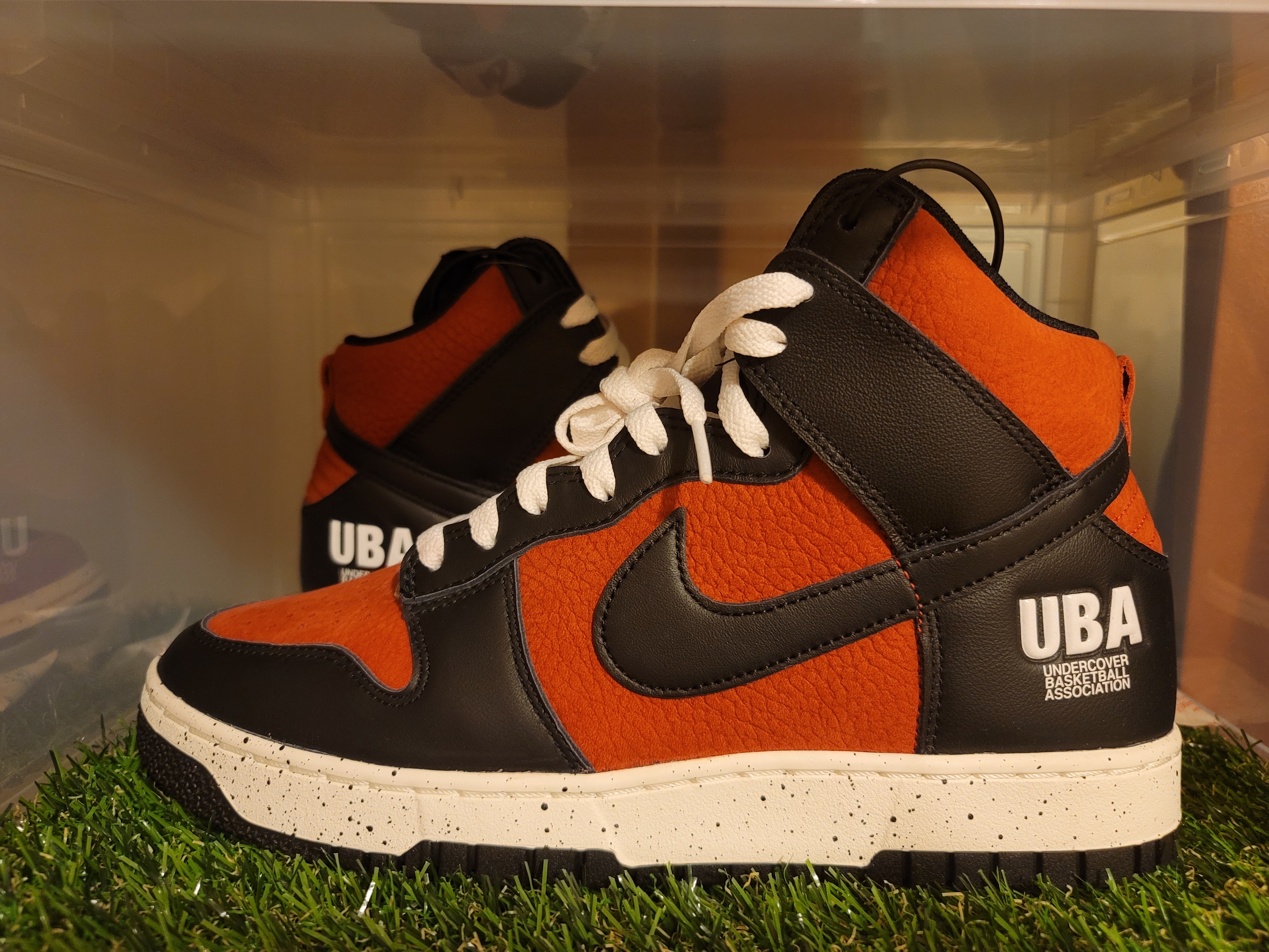 Nike x Undercover Dunk High 1985 Gym Red 착용 스타일