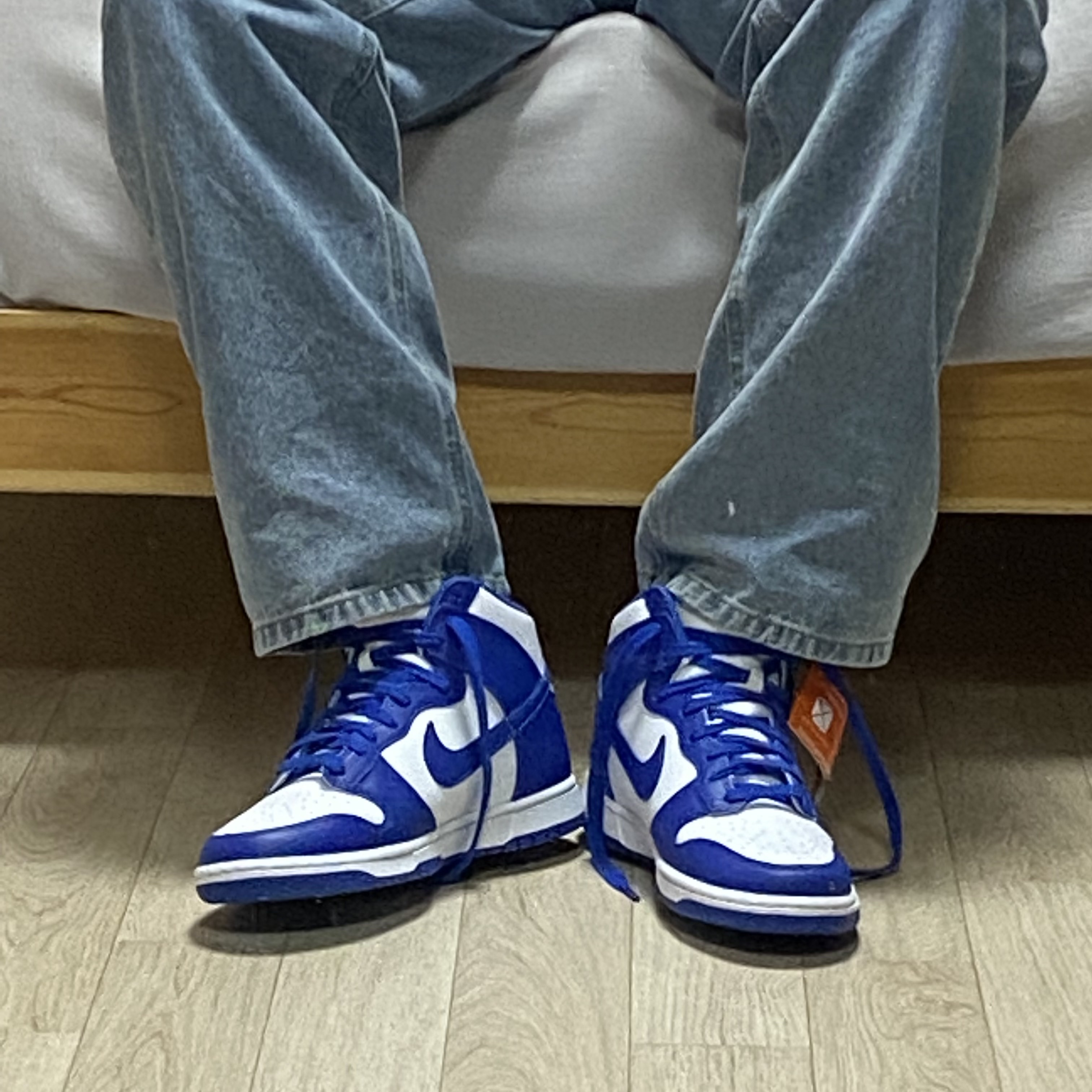 Nike Dunk High Retro Game Royal 착용 스타일