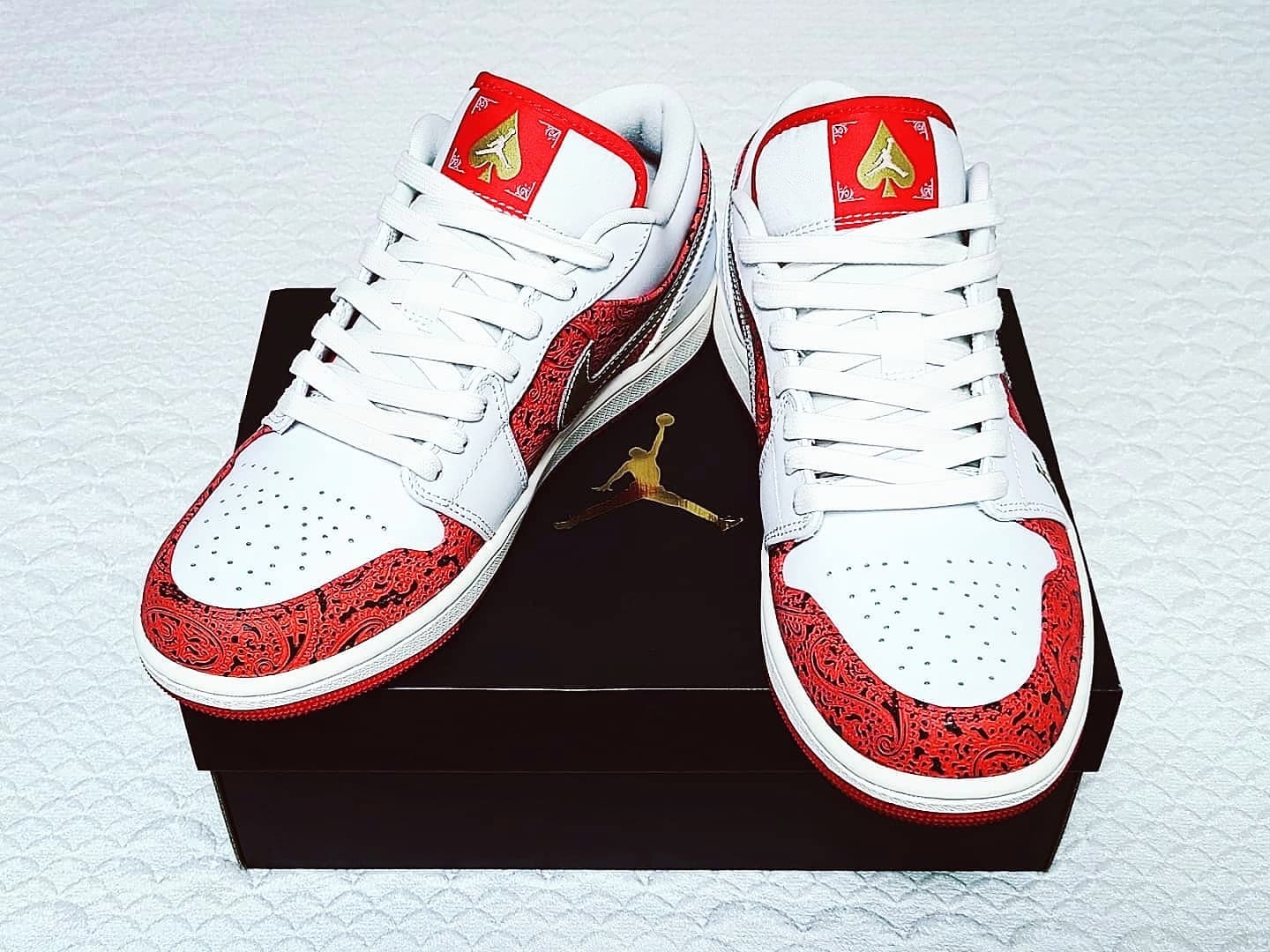 Jordan 1 Low SE Spades 착용 스타일 - 3