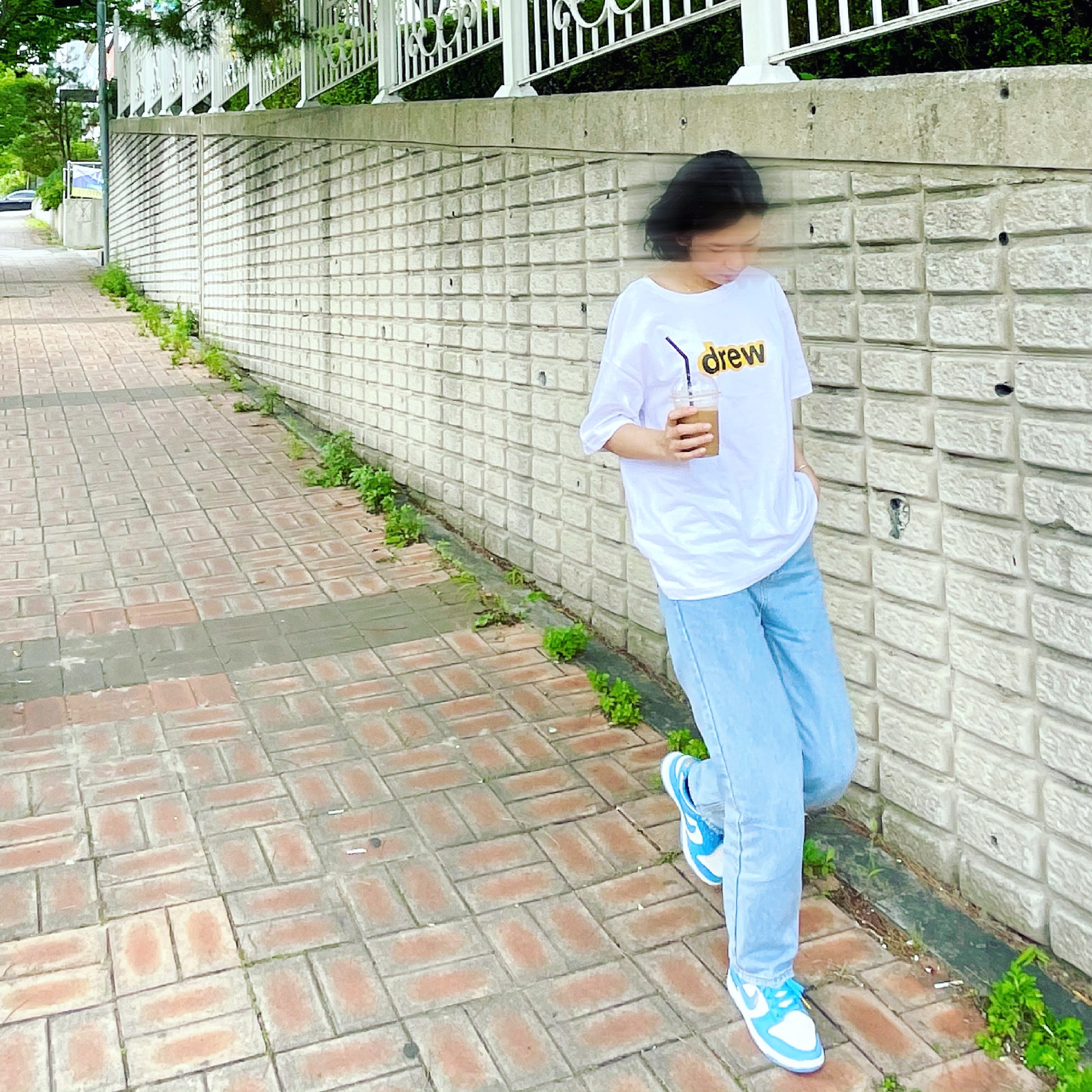 (W) Nike Dunk Low Coast 착용 스타일