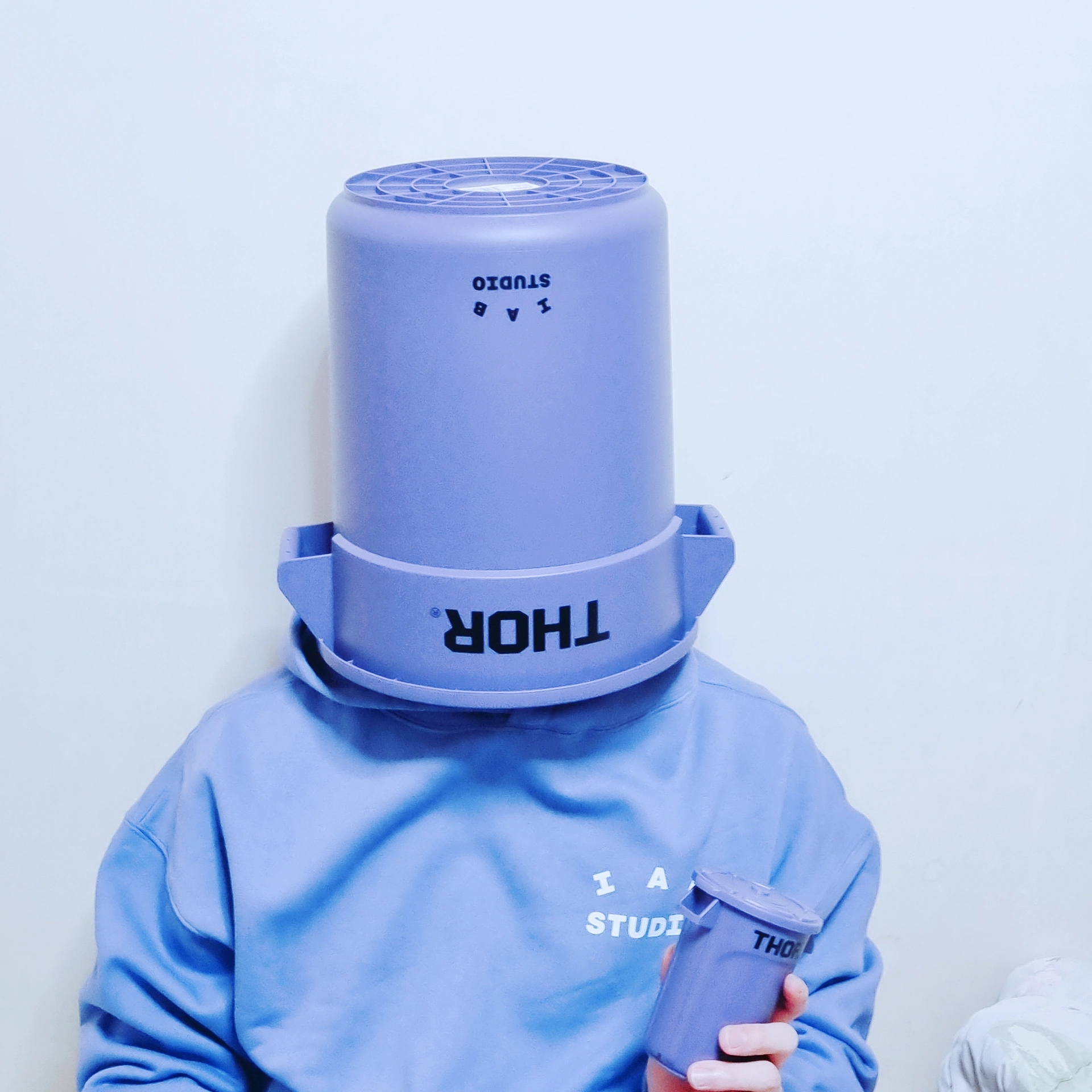 IAB Studio x Thor Set Purple, IAB Studio x Thor Hoodie Purple 착용 스타일