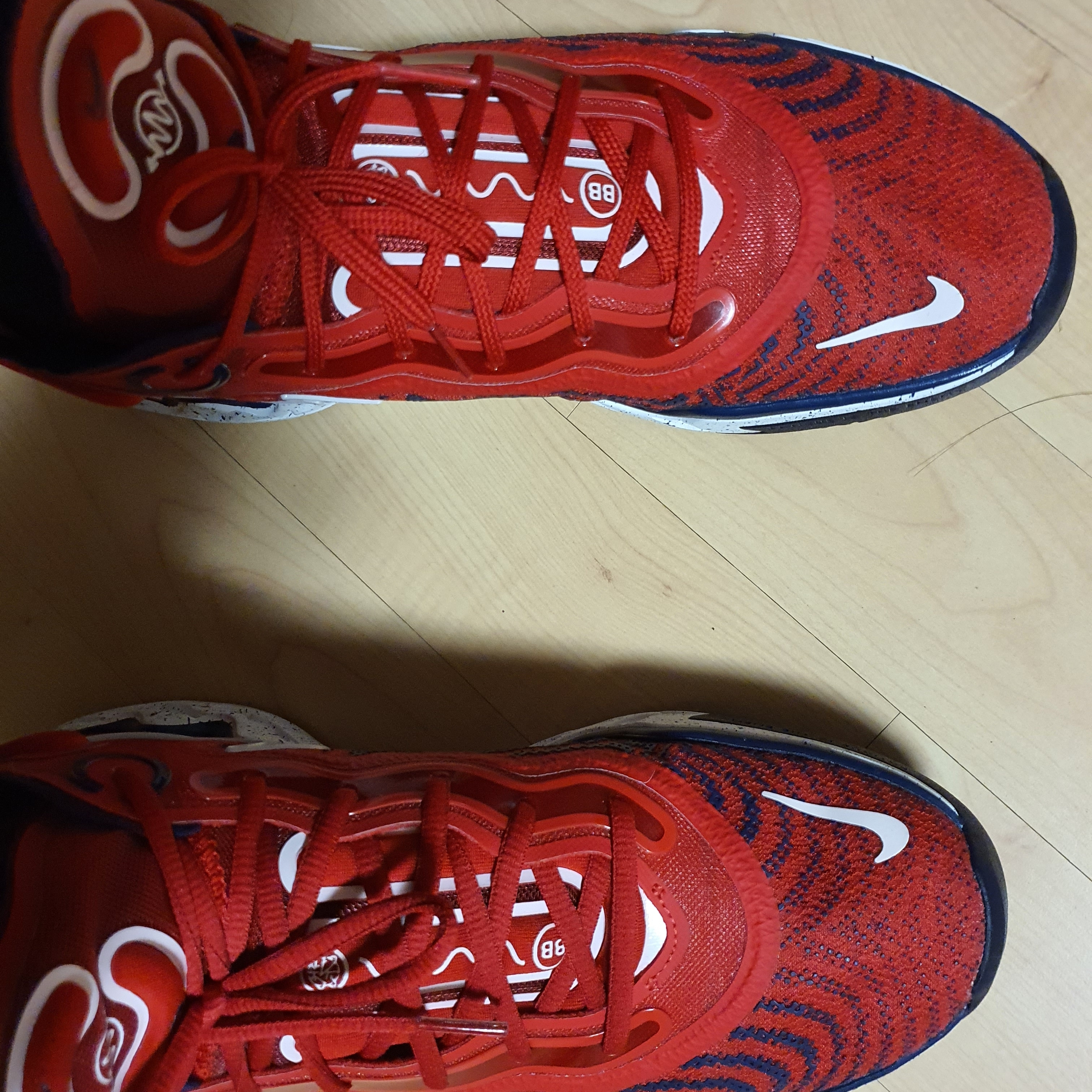 Nike Air Zoom GT Run Sports Red 착용 스타일 - 3