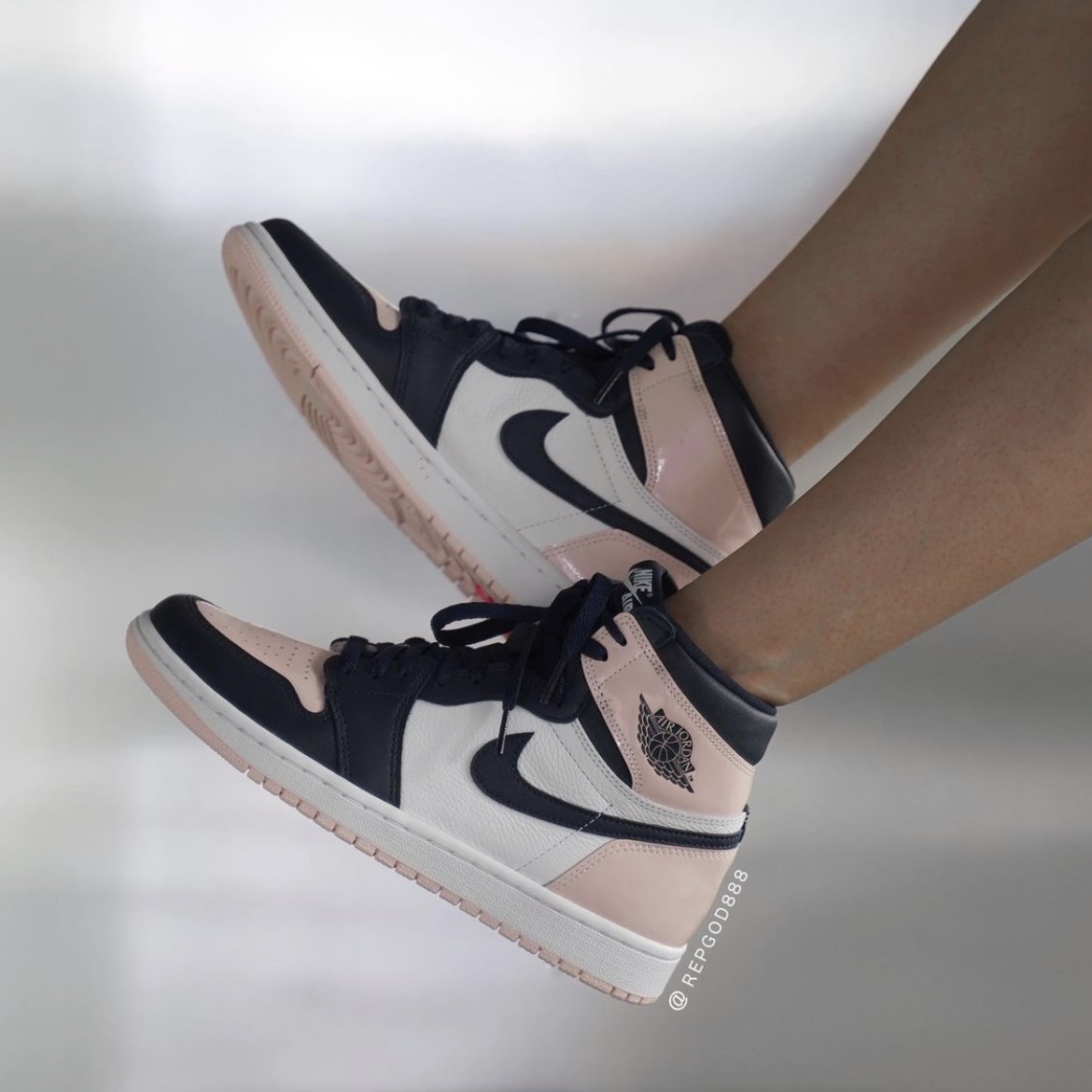 Jordan 1 Retro High Rust Pink, (W) Jordan 1 Zoom Air CMFT Rust 착용 스타일 - 4