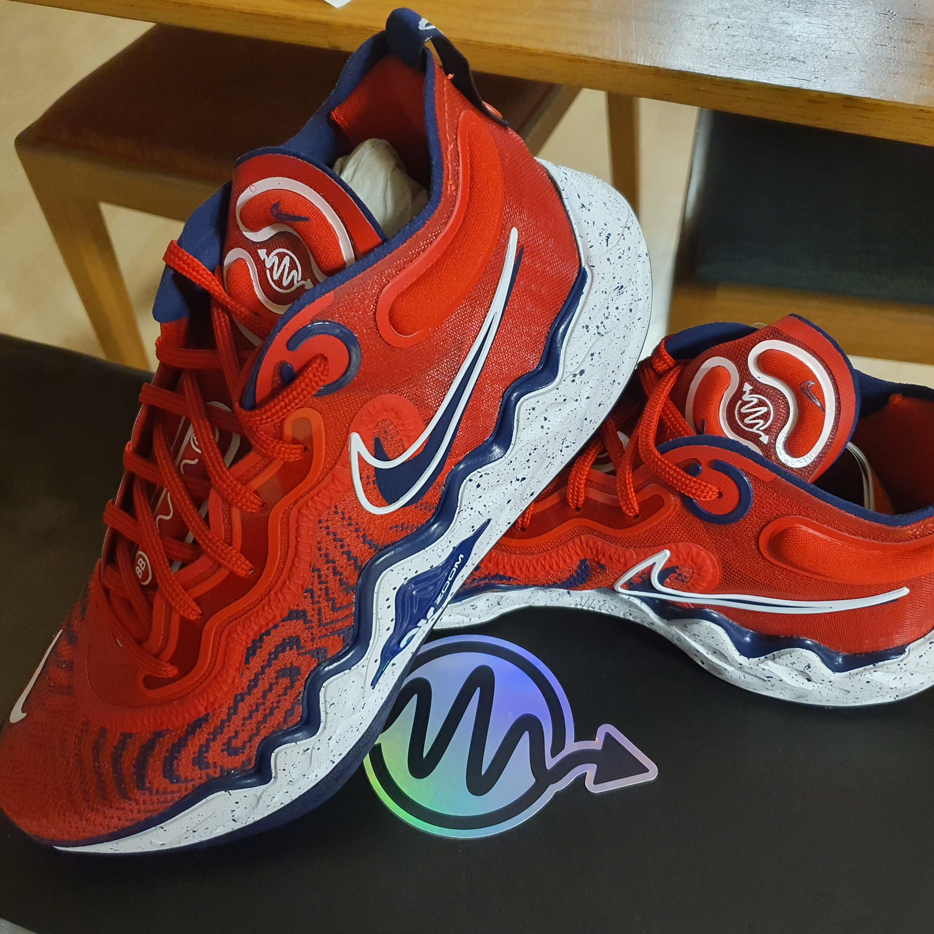 Nike Air Zoom GT Run Sports Red 착용 스타일 - 2