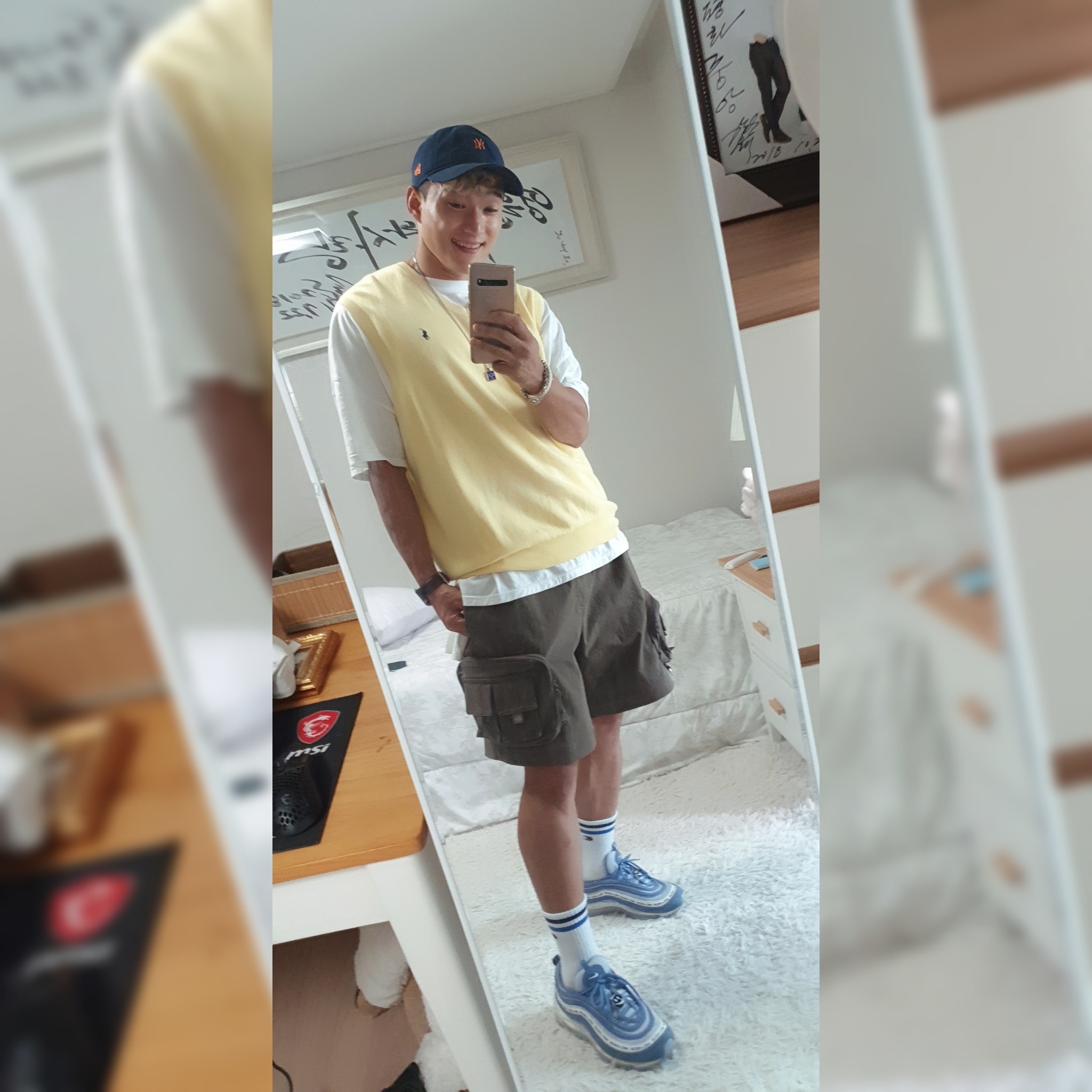 Nike Air Max 97 Have a Nike Day Indigo Storm 착용 스타일 - 1